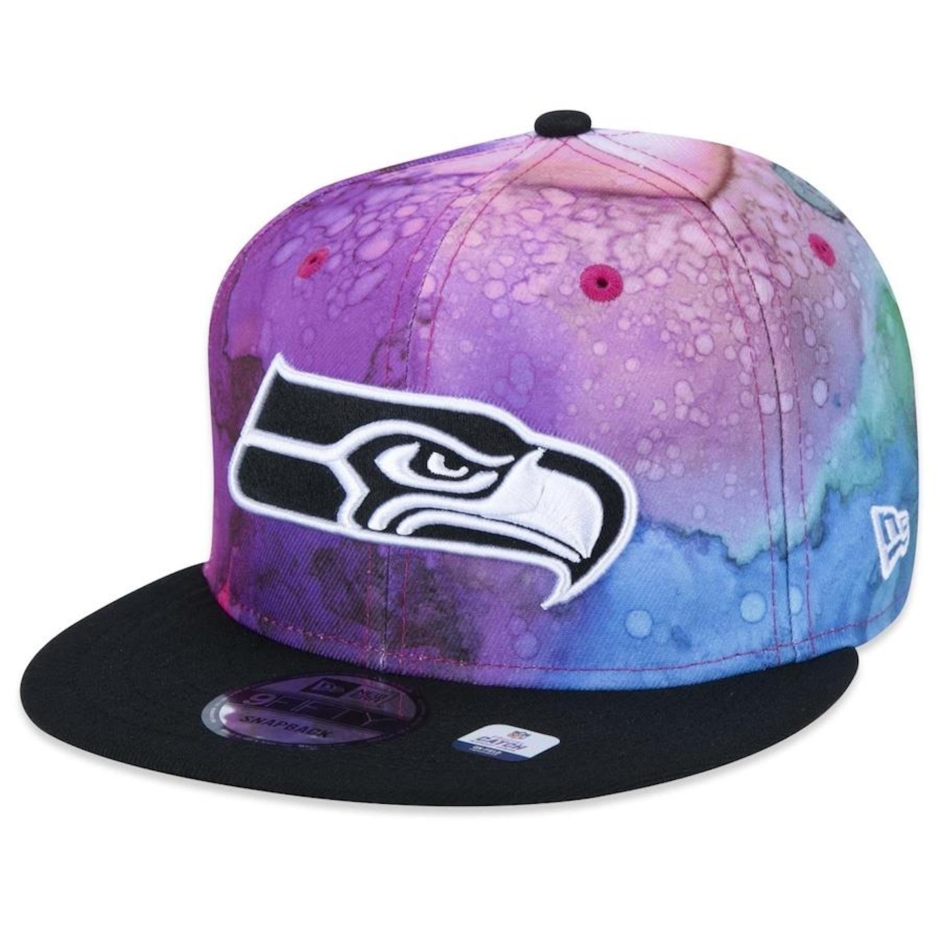 Boné Aba Reta New Era 9Fifty Seattle Seahawks Crucial Catch 2022 - Snapback - Adulto - Foto 3