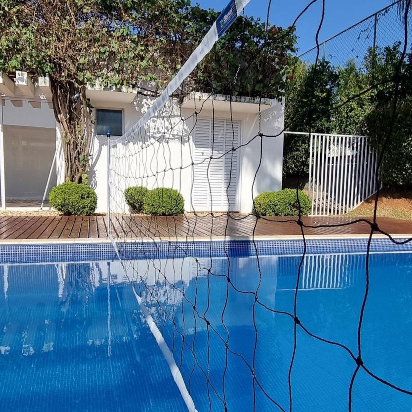 Rede de Biribol Vôlei de Piscina 4 Faixas 4 Metros Gismar Redes - Foto 4