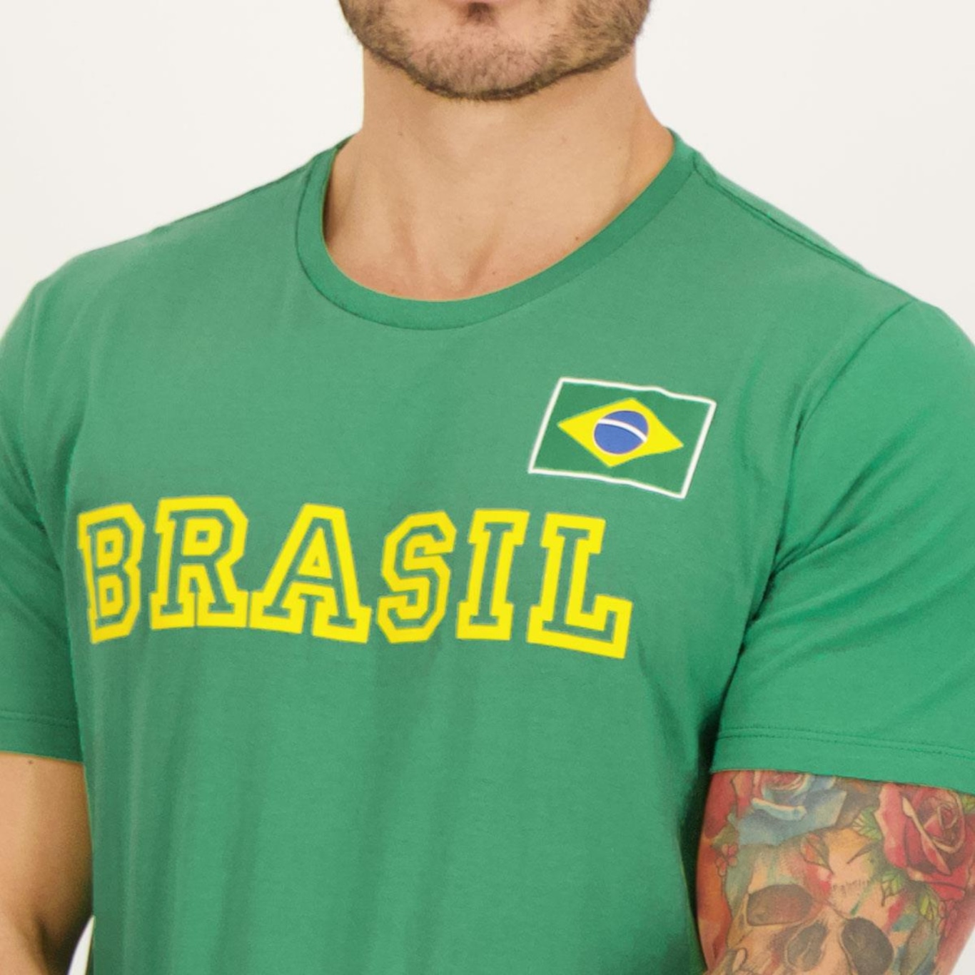 Camisa do Brasil Tibagi Futfanatics - Masculina - Foto 4