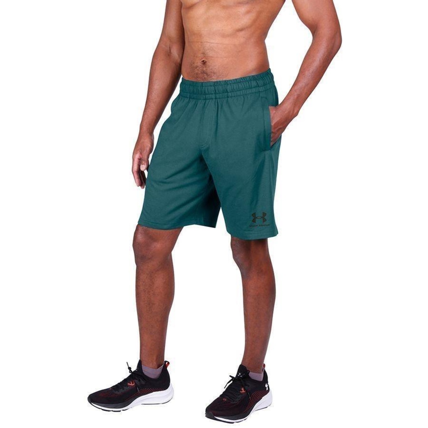 Shorts Under Armour Sportstyle Cotton - Masculino - Foto 4