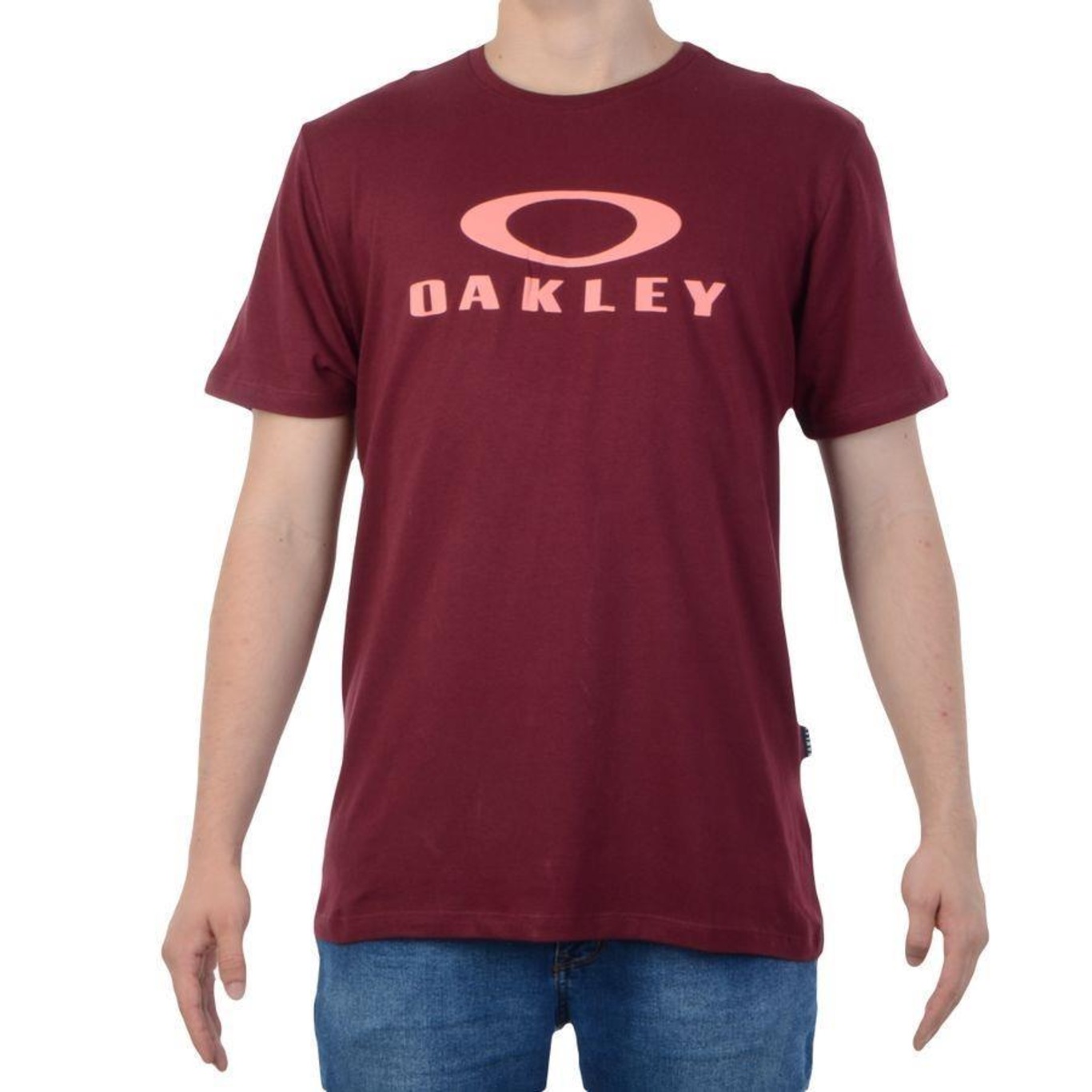 Camiseta Oakley Sports Masculina - Vinho