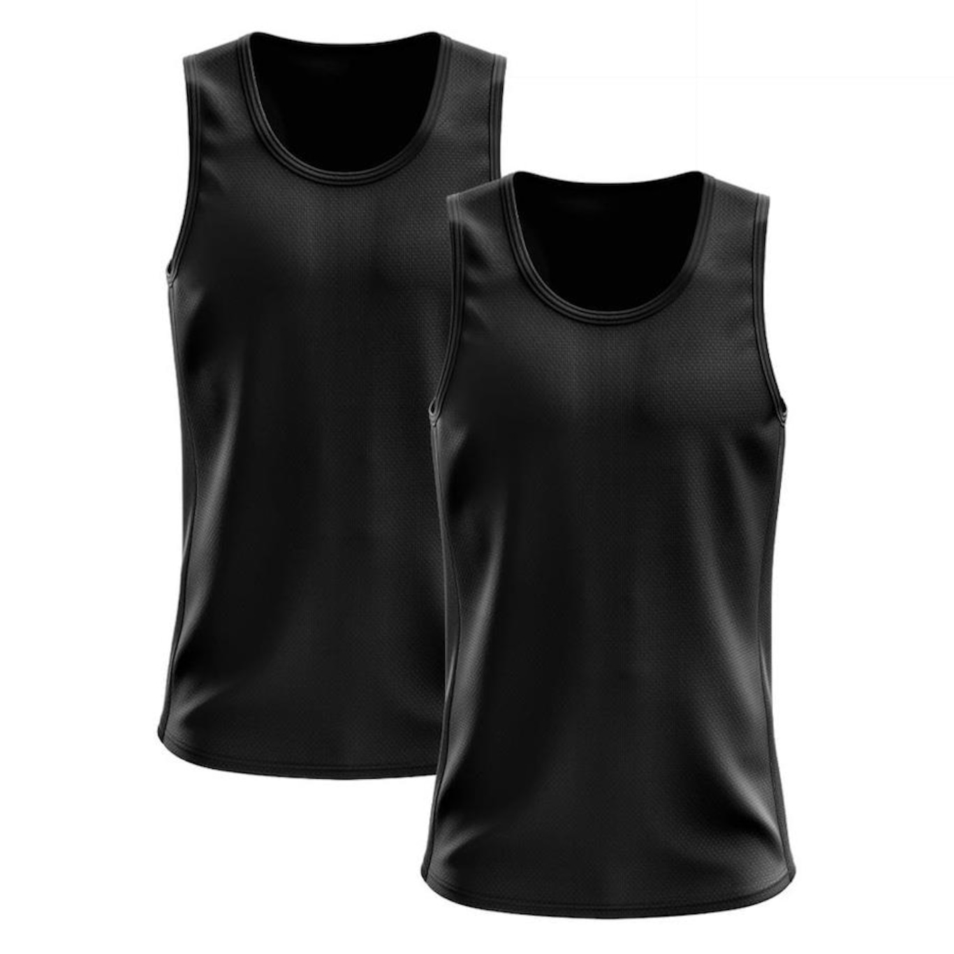 Camiseta Regata Térmica Whats Wear Dry Fit com Proteção Solar UV - Masculina - 2 Unds - Foto 1