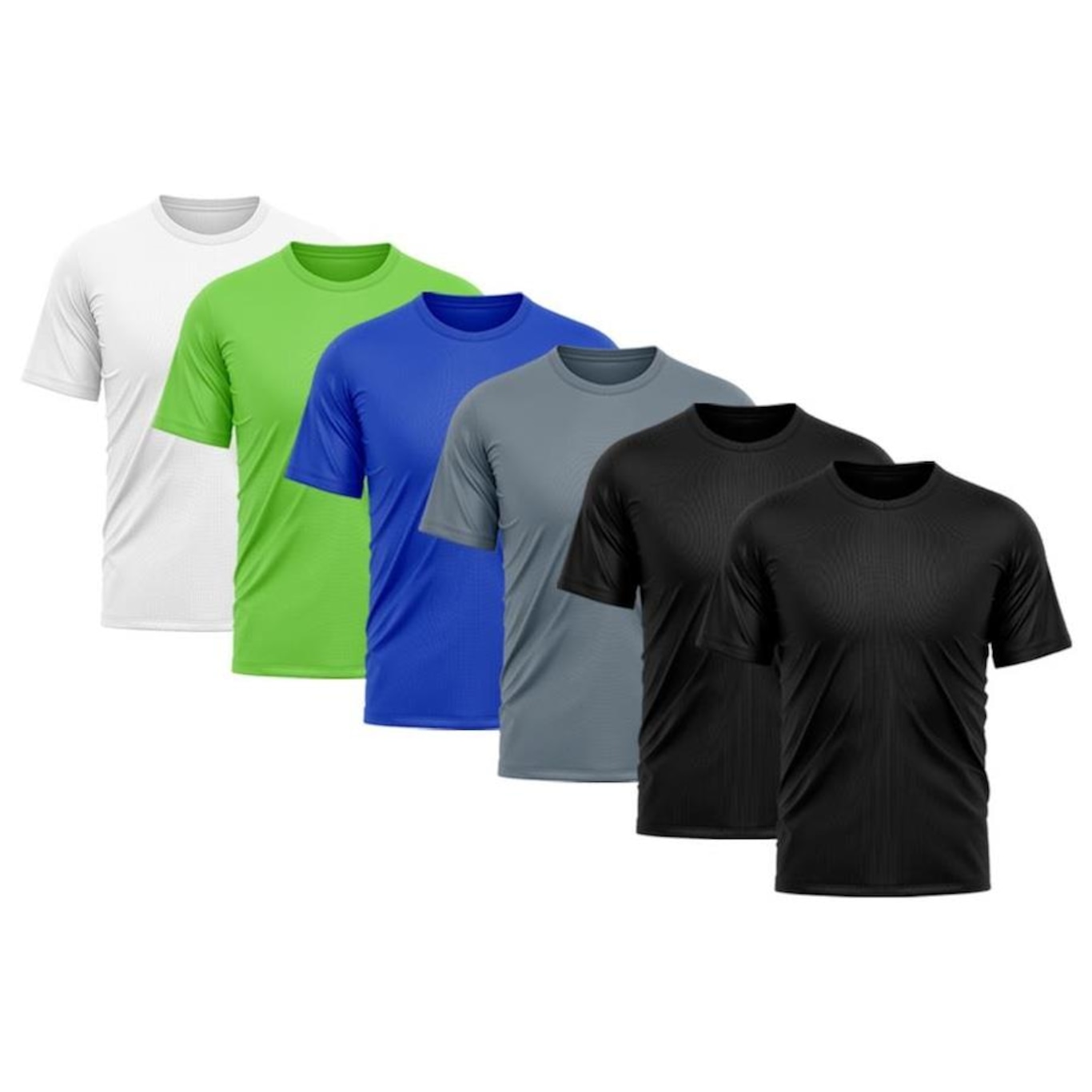 Camiseta Whats Wear Lisa Dry Fit com Proteção Solar UV - Masculina - 6 Unds - Foto 1