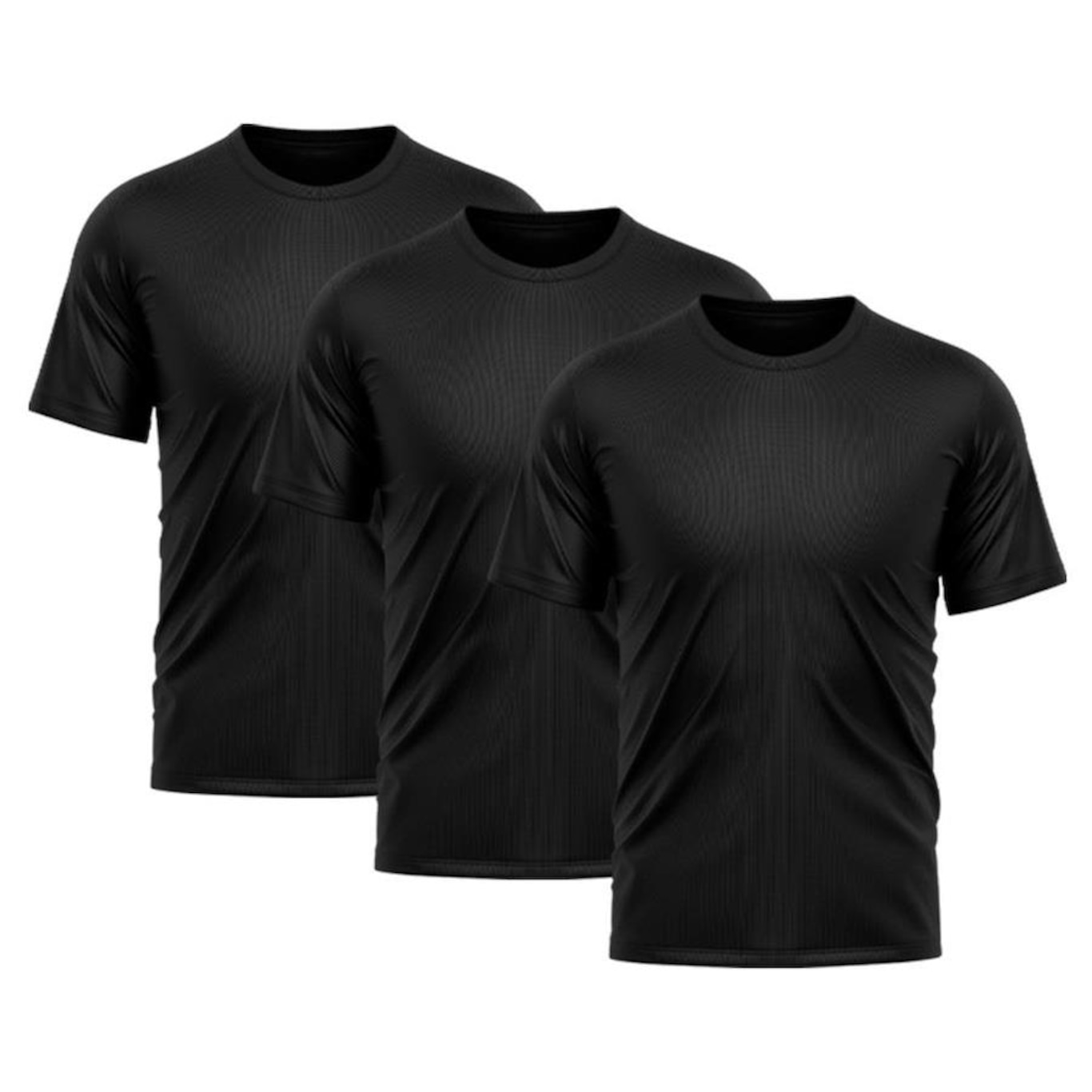 Camiseta Whats Wear Lisa Dry Fit com Proteção Solar UV - Masculina - 3 Unds - Foto 1