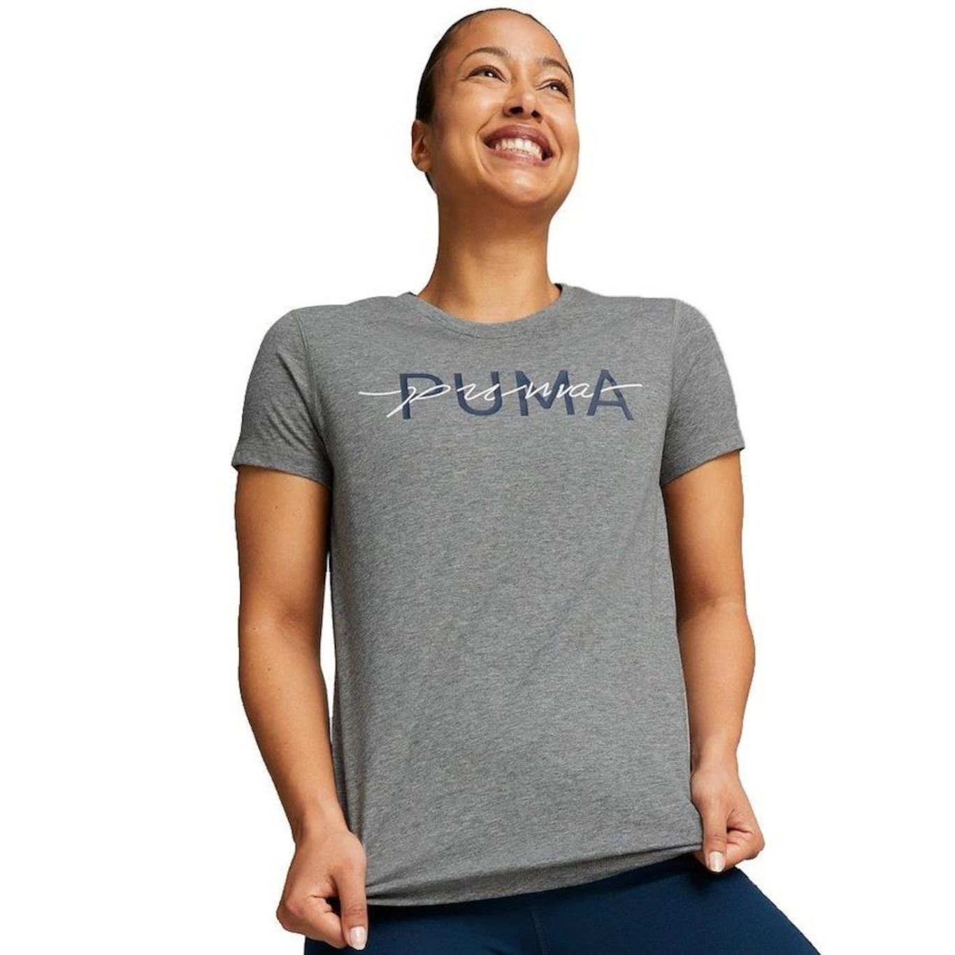 Camiseta Puma Branded Q4 - Feminina - Foto 1