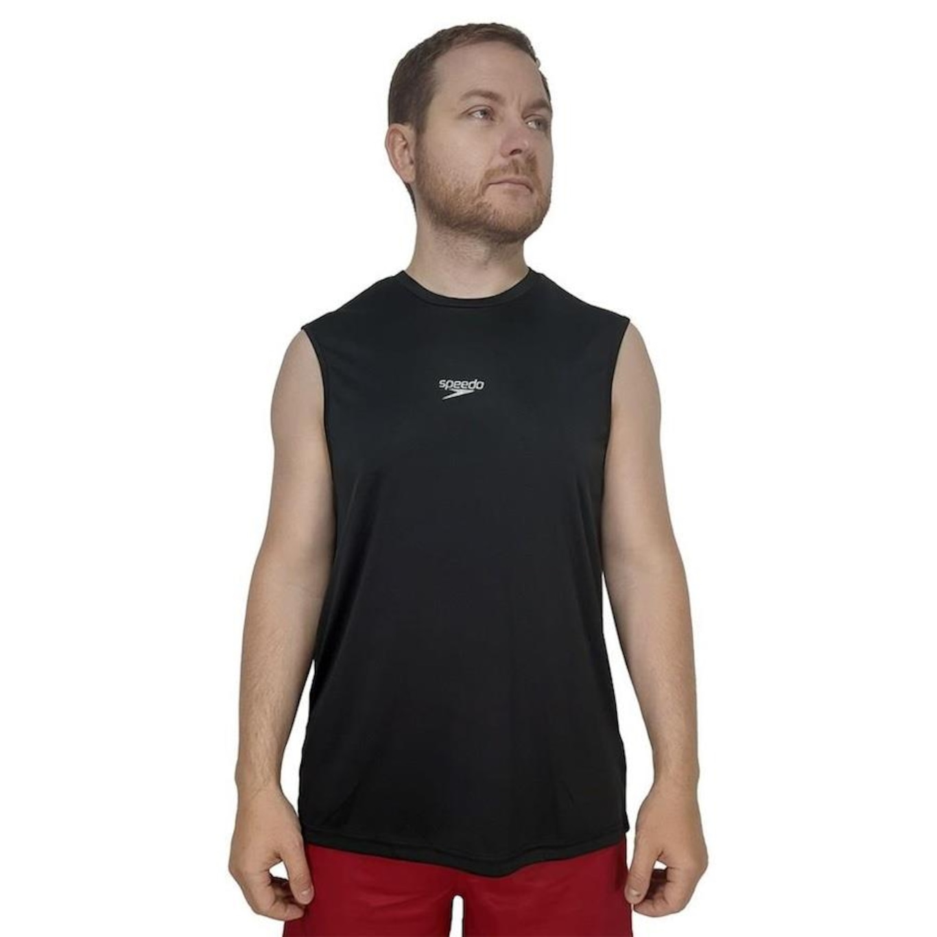 Camiseta Regata Speedo Machão Interlock - Masculina - Foto 1