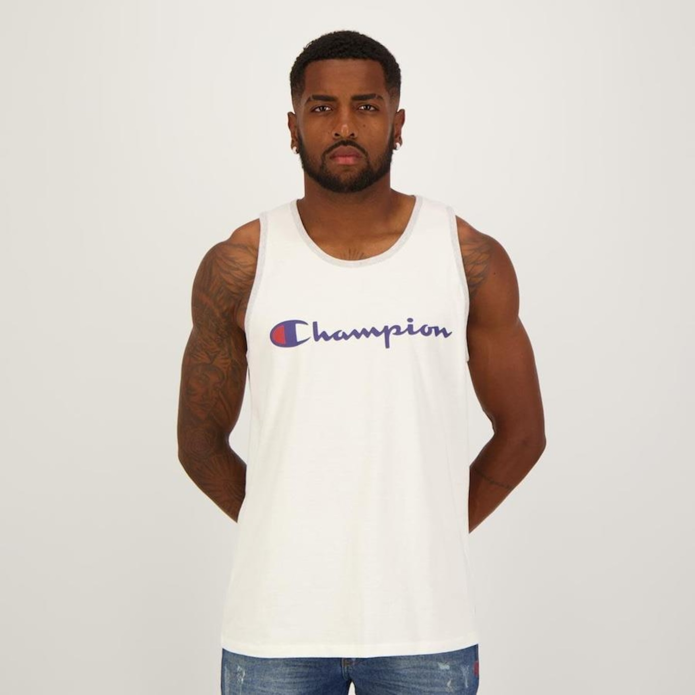 Camiseta Regata Champion Classic Tank - Masculina - Foto 1