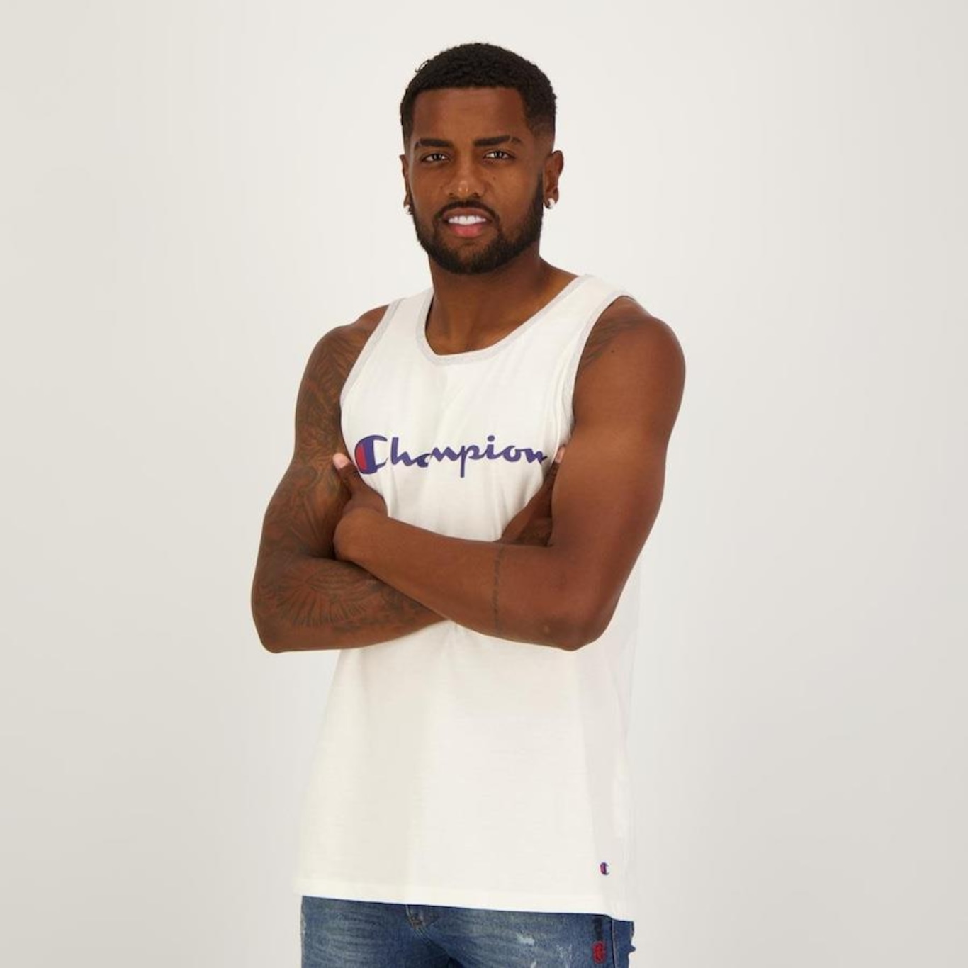 Camiseta Regata Champion Classic Tank - Masculina - Foto 5