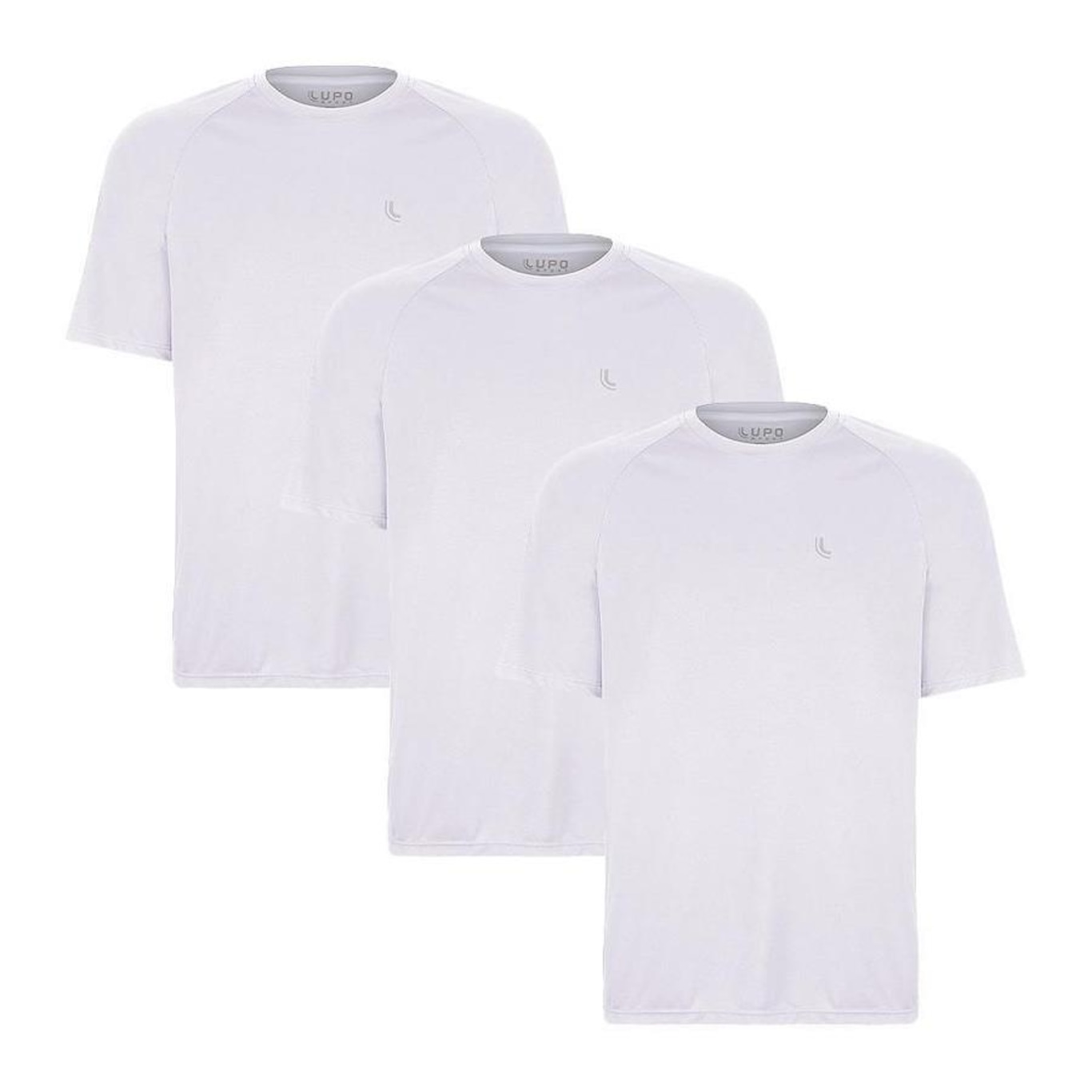 Kit Camisetas Lupo Sport Basic - 3 Unidades - Masculina - Foto 1