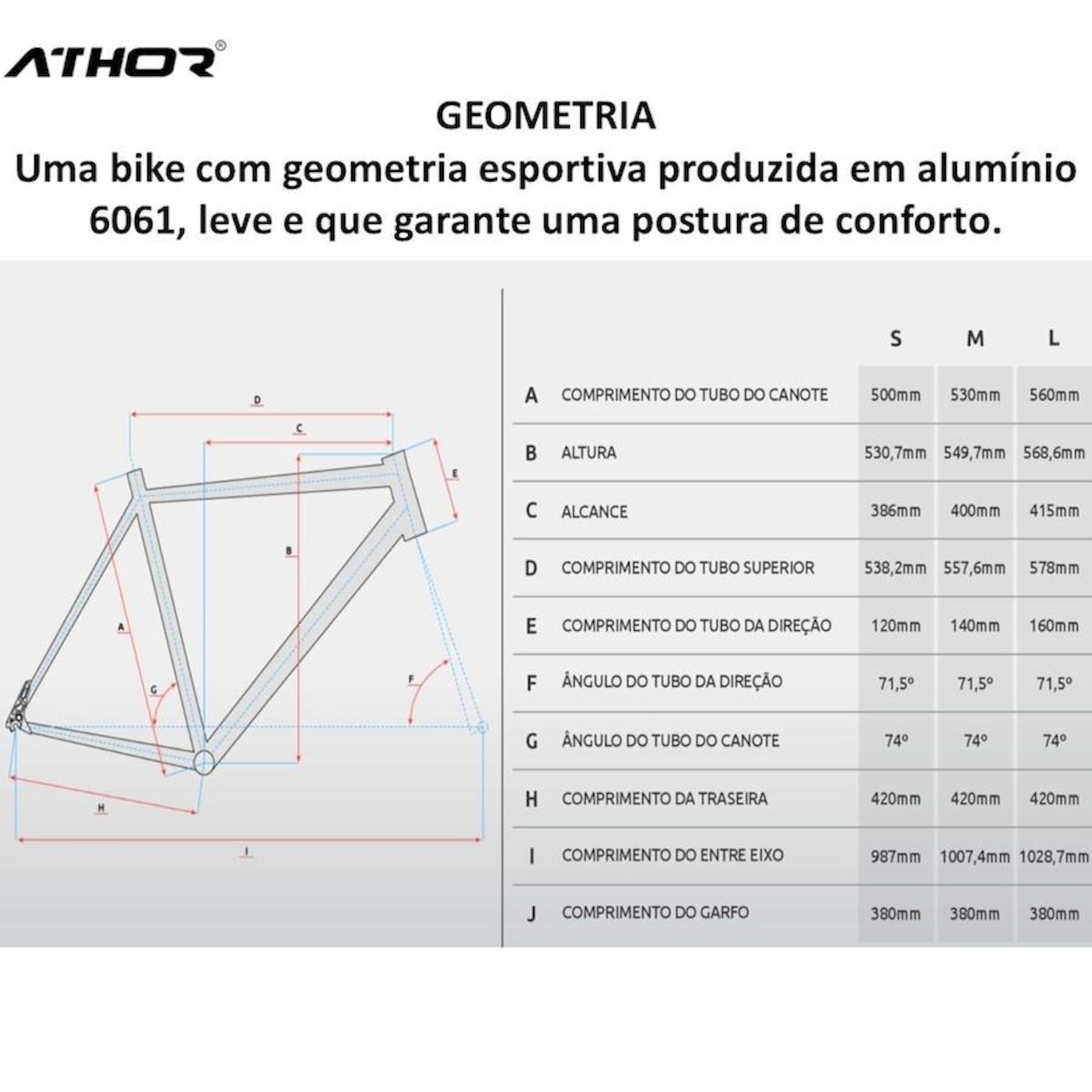 Bicicleta Aro 700 Athor Speed Estrada VOne Freio Side Pull Shimano 14 Velocidades - Foto 6