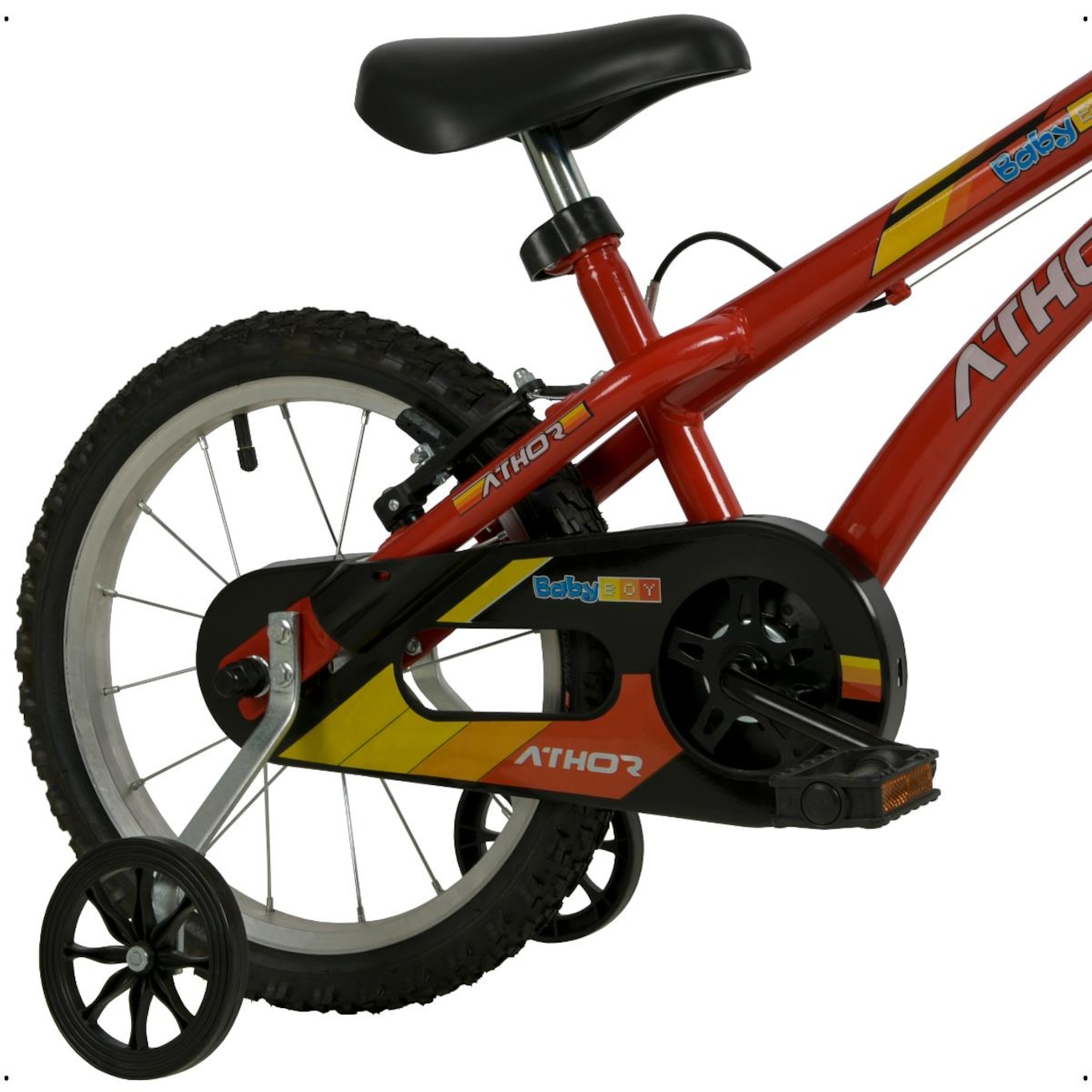 Bicicleta Athor Baby Boy com Rodinha - Aro 16 - Freio V-Brake - 1 Velocidade - Infantil - Foto 2