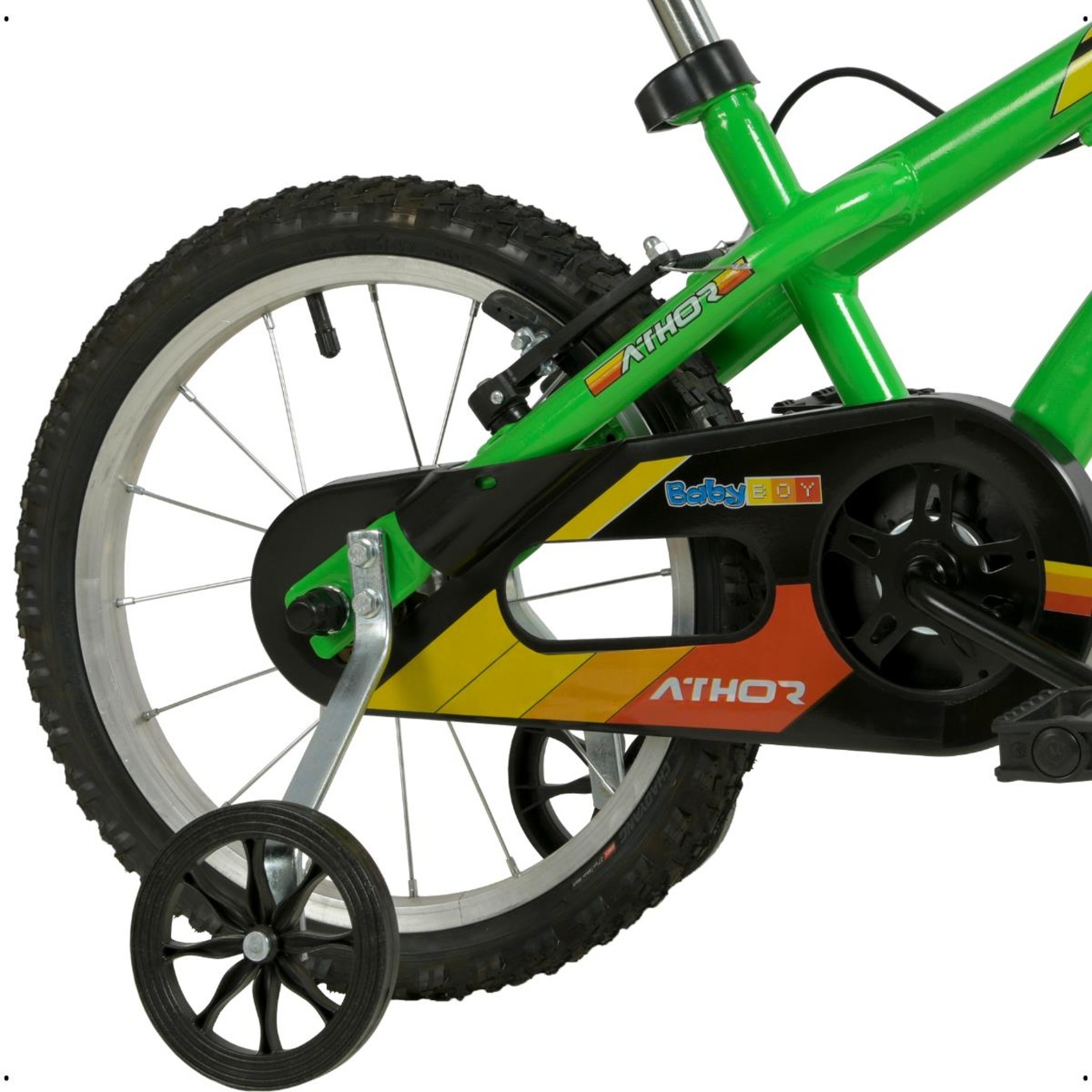 Bicicleta Athor Baby Boy com Rodinha - Aro 16 - Freio V-Brake - 1 Velocidade - Infantil - Foto 3