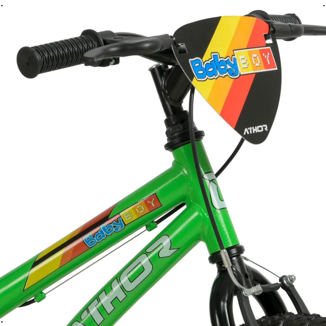 Bicicleta Athor Baby Boy com Rodinha - Aro 16 - Freio V-Brake - 1 Velocidade - Infantil - Foto 4