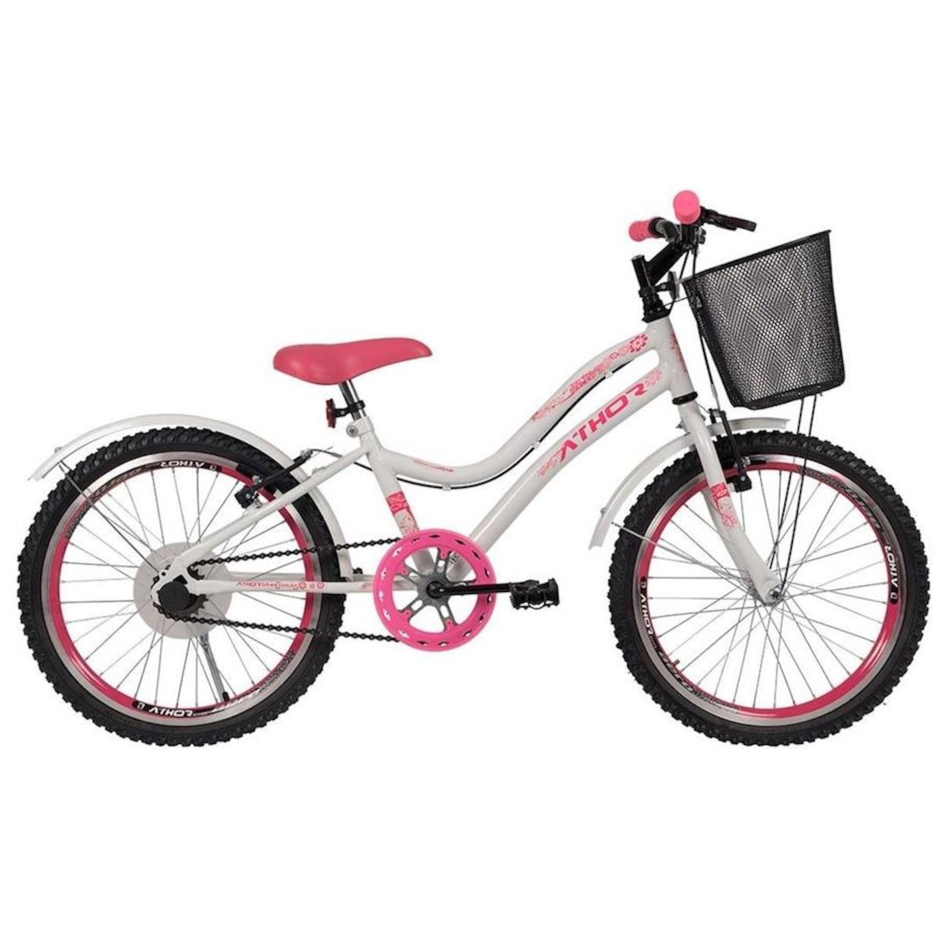 Bicicleta Athor Mist com Cestinha - Aro 20 - Freio V-Brake - Infantil - Foto 1