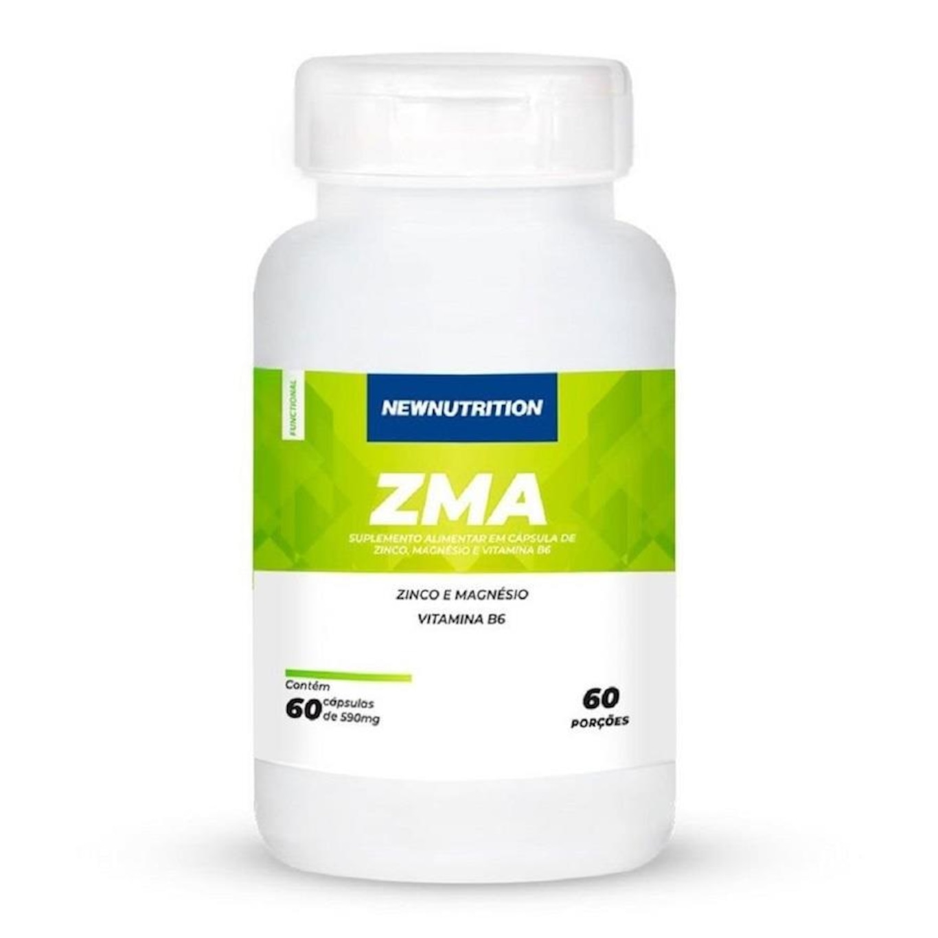 ZMA NewNutrition - 60 Cápsulas - Foto 1