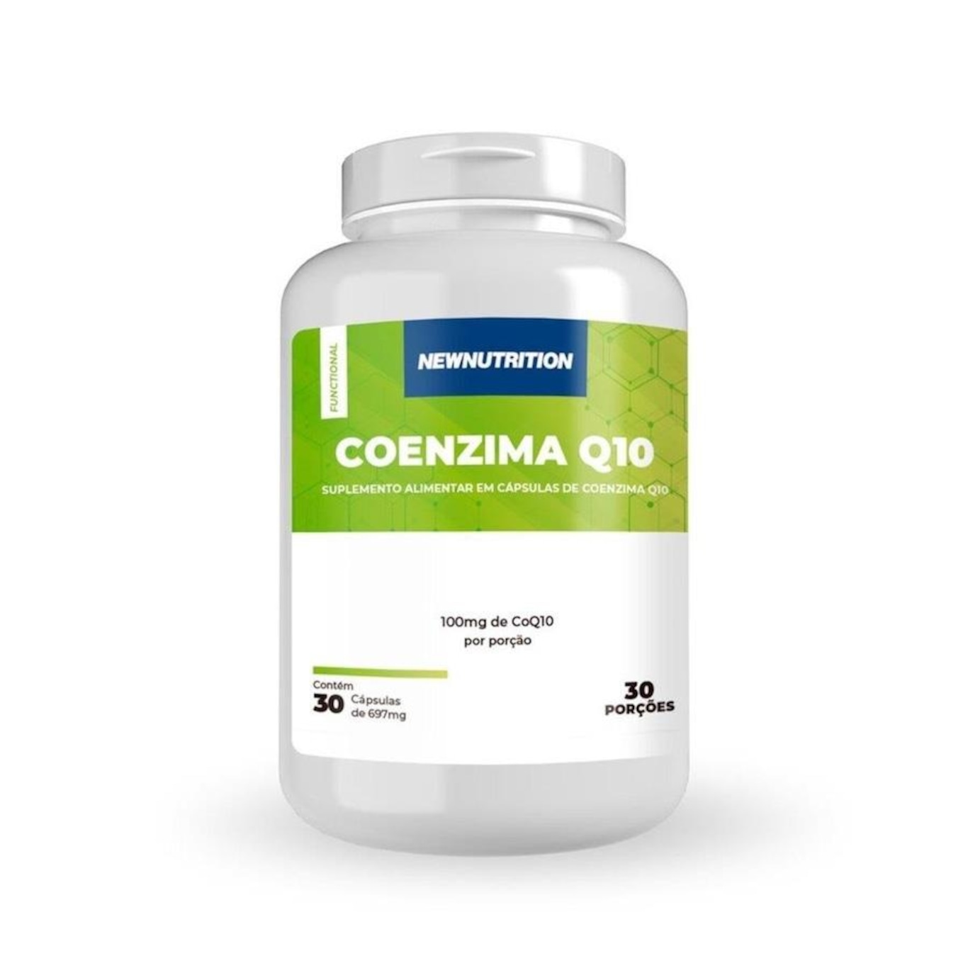 Coenzima NewNutrition Q10 100mg - 30 Cápsulas - Foto 1