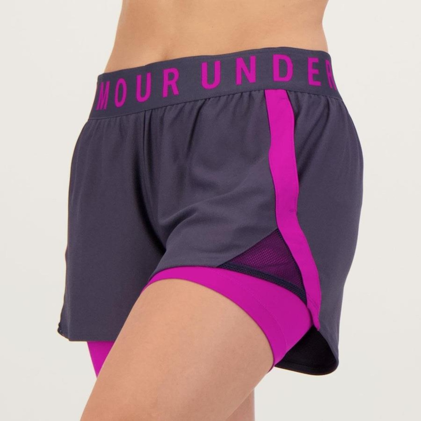 Short Under Armour Play Up 2 in 1 - Feminino - Foto 1