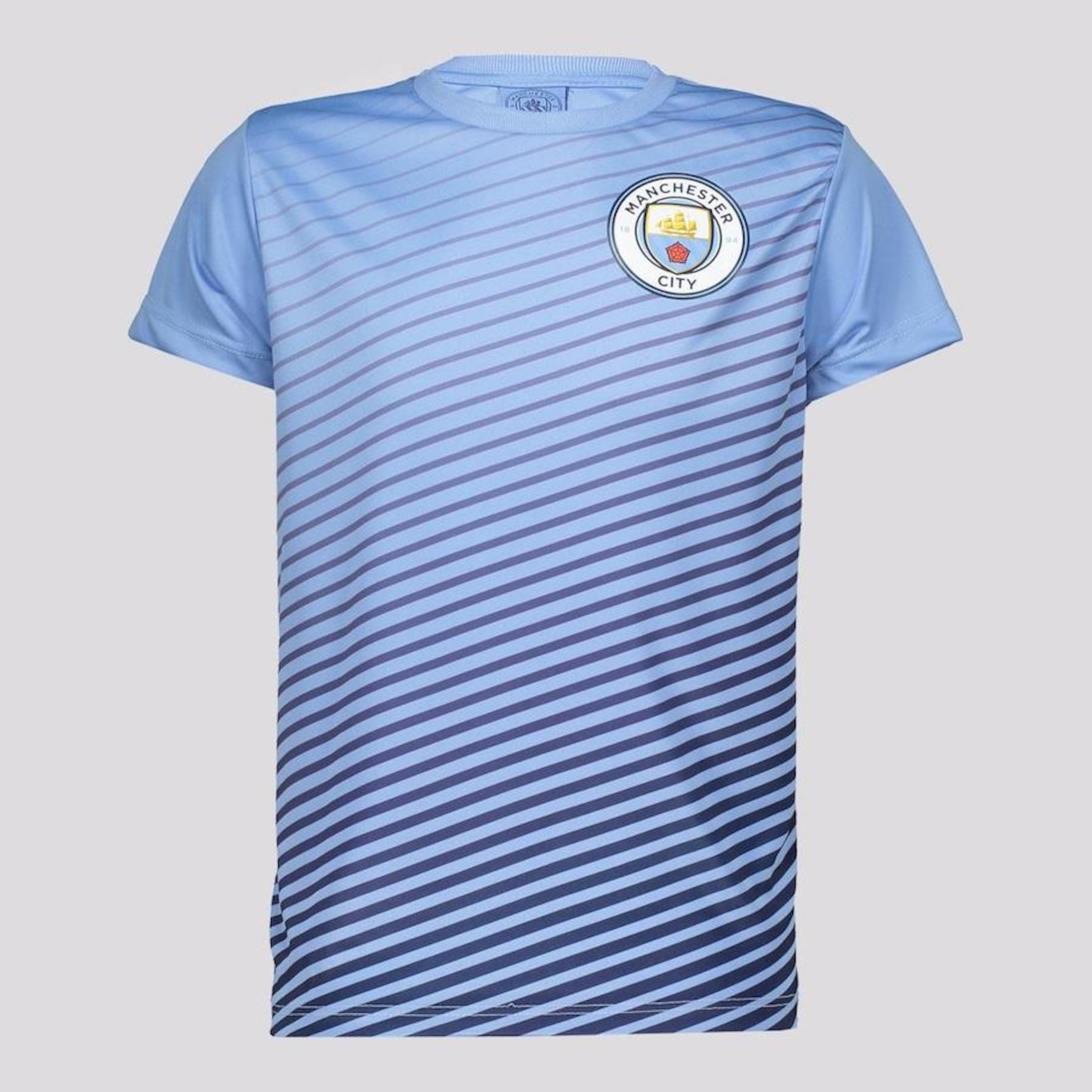 Camisa do Manchester City Basica Futfanatics - Infantil - Foto 1