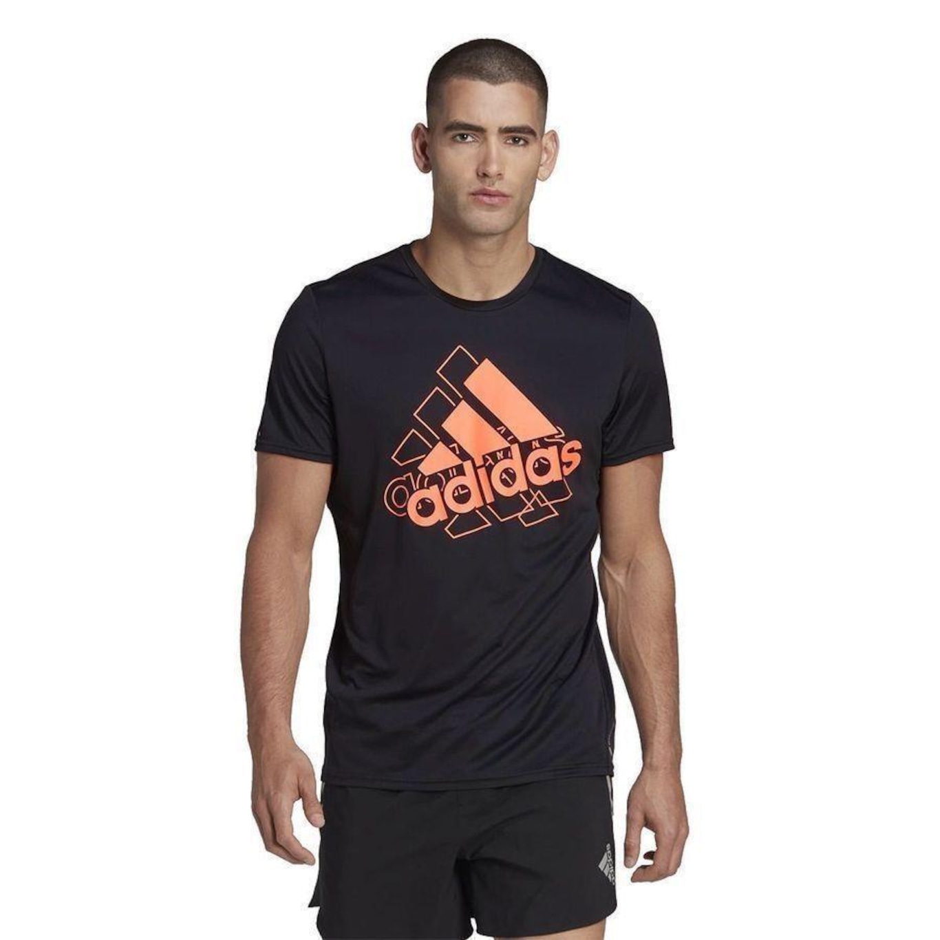 Camiseta adidas Running Brand Love - Masculina - Foto 2