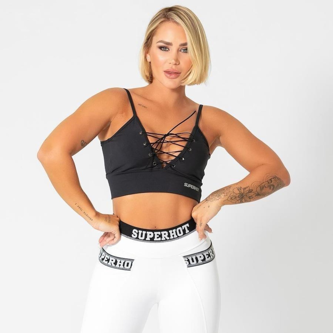 Legging Et Haut De Sport Superhot Brésilien - Taille Unique - Couleurs Vives - Technologie Anti-odeur