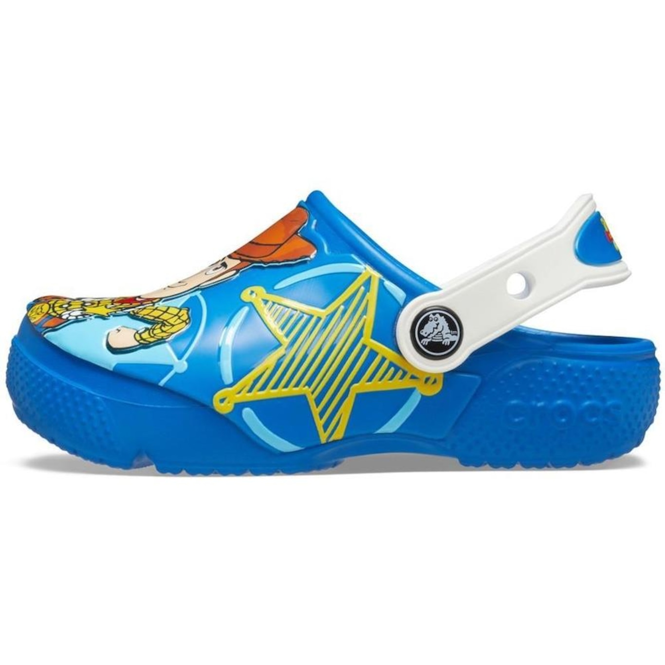 Sandália Crocs Disney Toy Story Bright Cobalt - Infantil - Foto 2