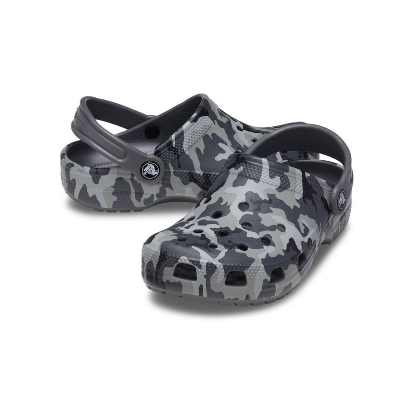 Sandália Crocs Júnior Classic Camo Clog K - Foto 3