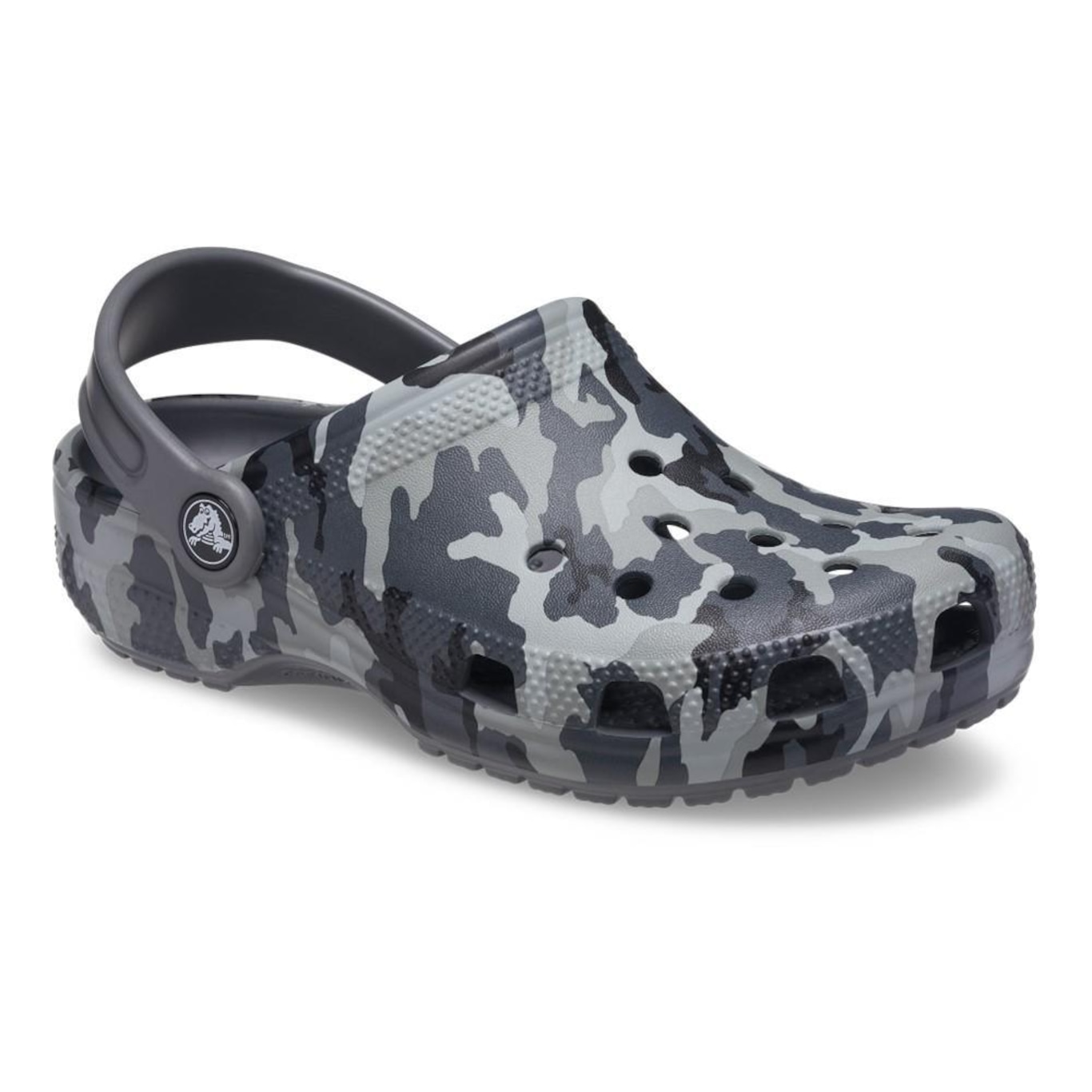 Sandália Crocs Júnior Classic Camo Clog K - Foto 4