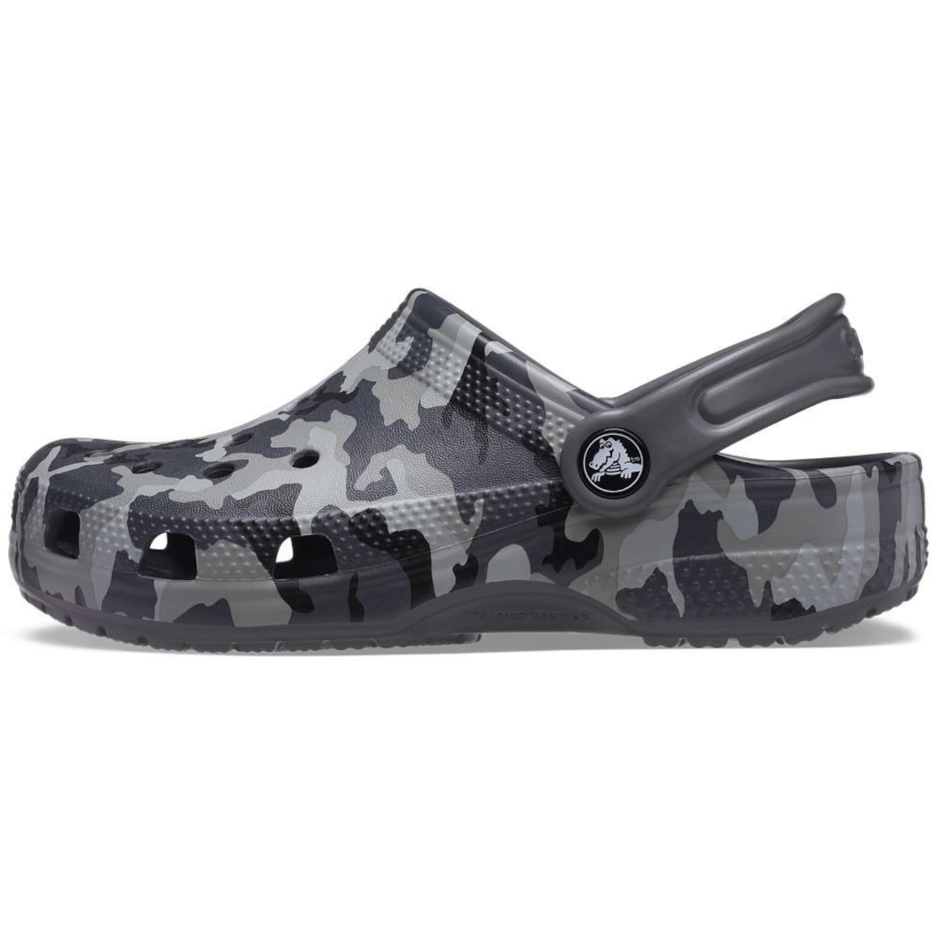 Sandália Crocs Júnior Classic Camo Clog K - Foto 6