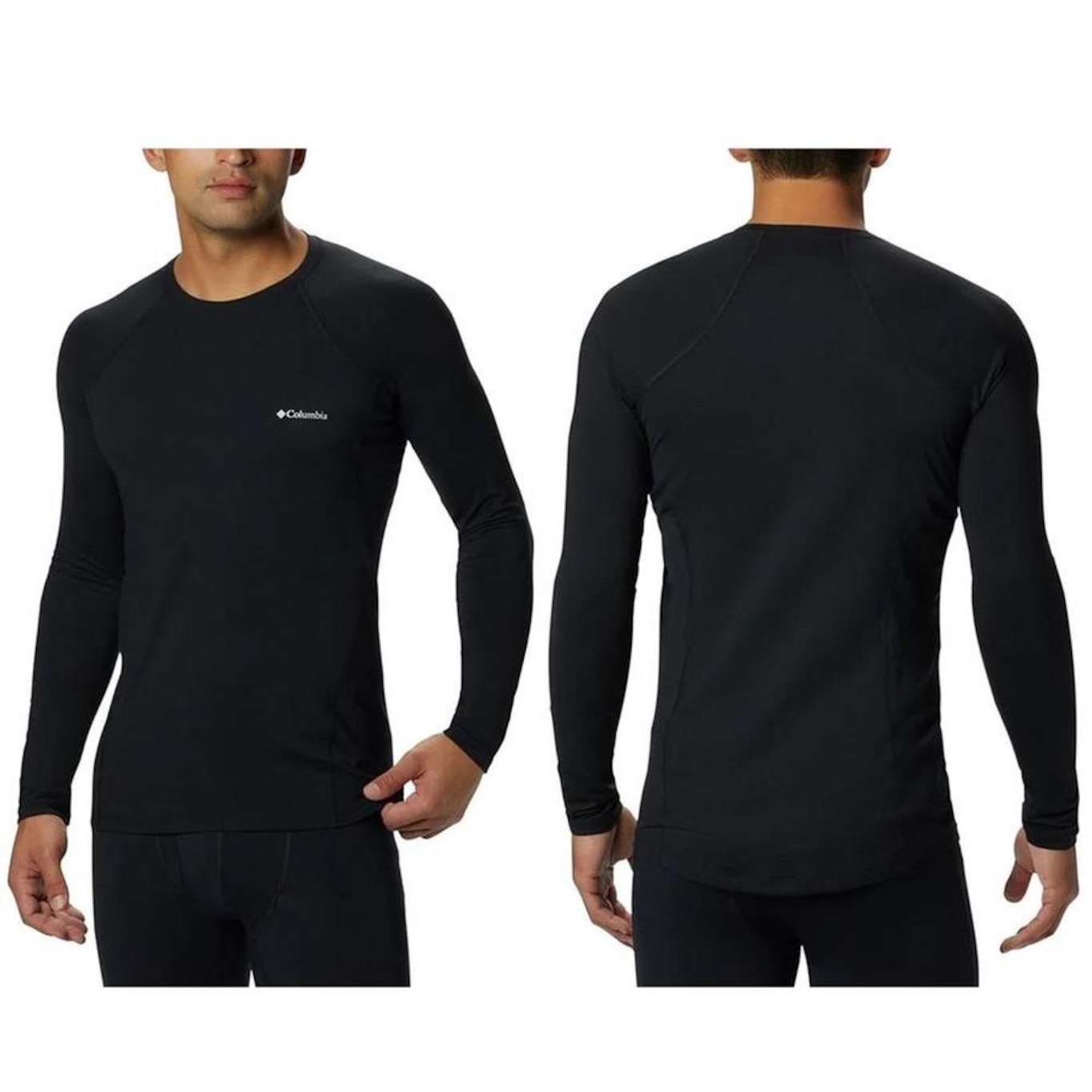 Kit Camisa Térmica Columbia Midweight Stretch Long Sleeve + Calça Térmica Midweight Stretch Tight - Masculina - Foto 2