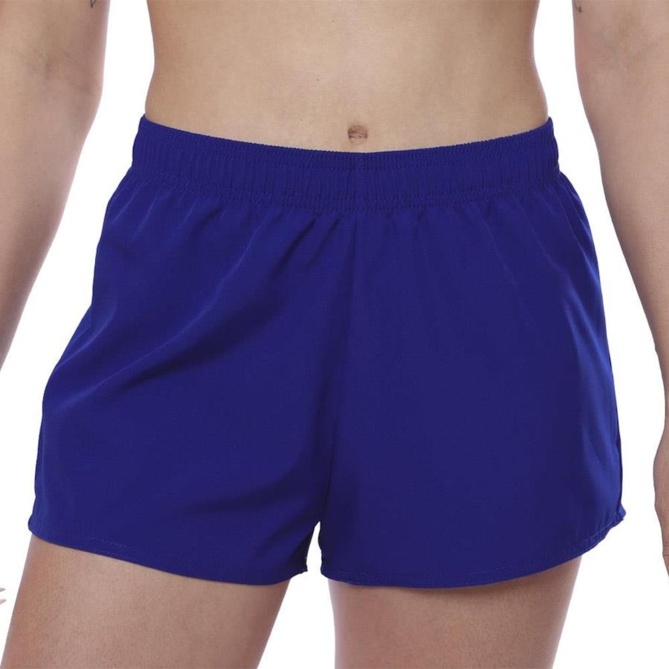 Shorts Curto Resina Esportivo - Feminino - Foto 1