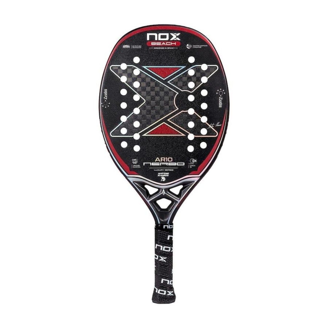 Raquete de Beach Tennis AR10 Tempo Nox - Favorita Padel