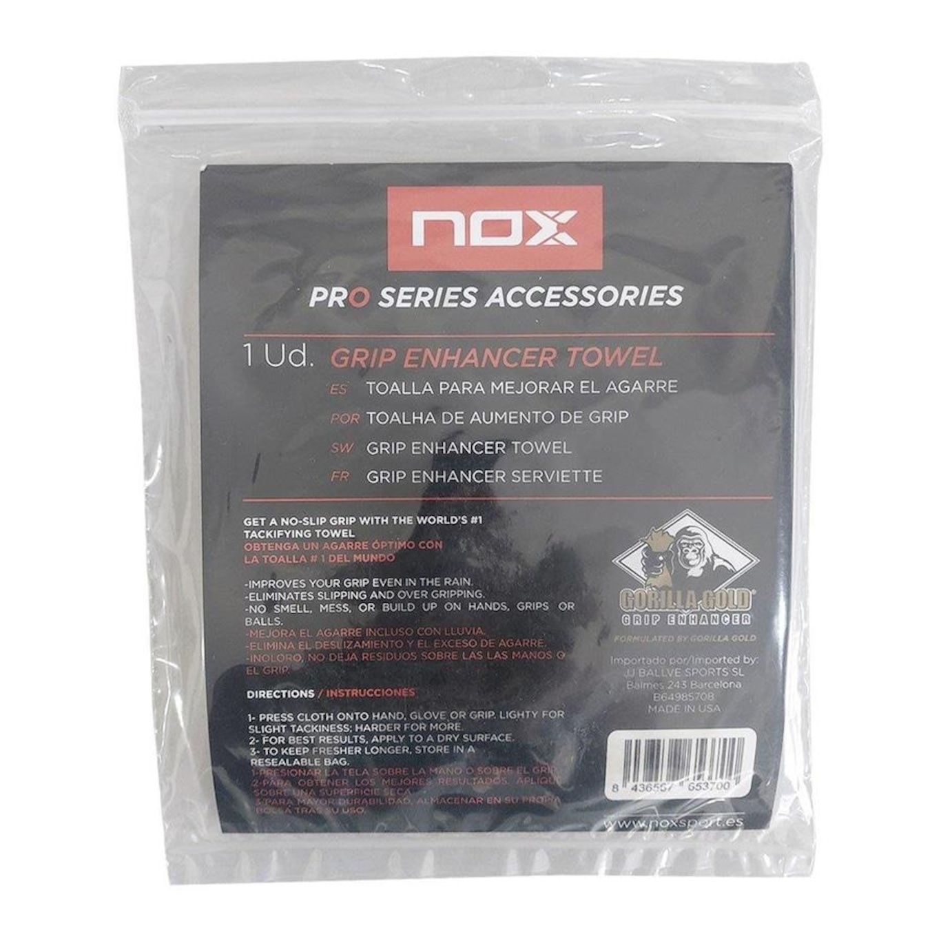 Nox Grip Enhancer Towel by Gorilla gold