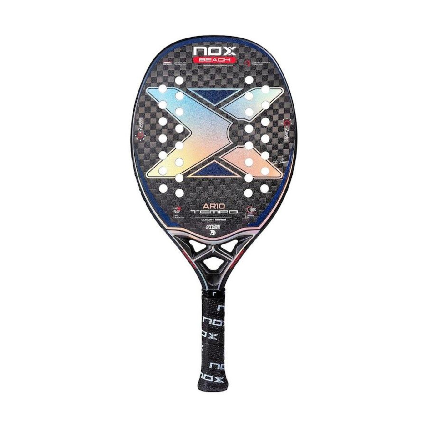 Raquete de Beach Tennis Nox AR10 Tempo 12k Modelo 2022 - Foto 2