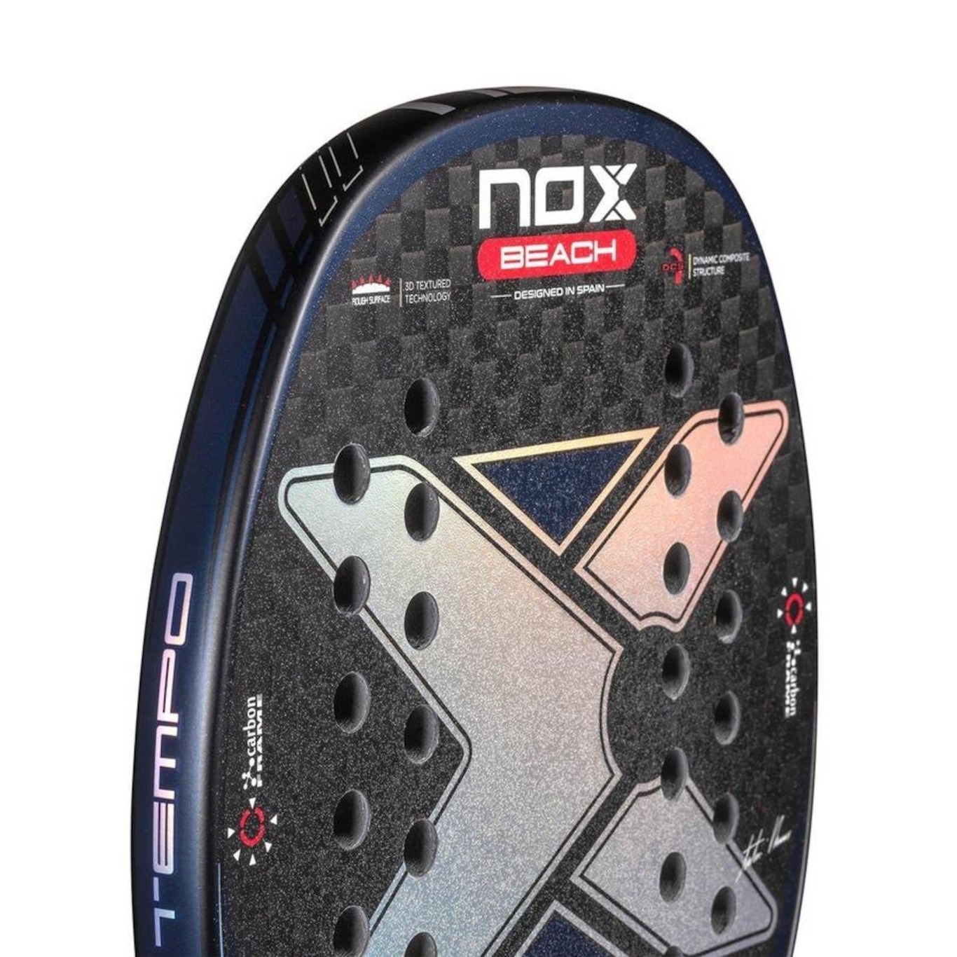 Raquete de Beach Tennis Nox AR10 Tempo 12k Modelo 2022 - Foto 6