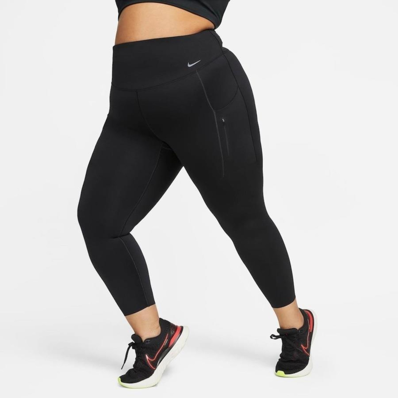 Calça Legging Nike Dri-FIT Go Plus Size - Feminina em Promoção