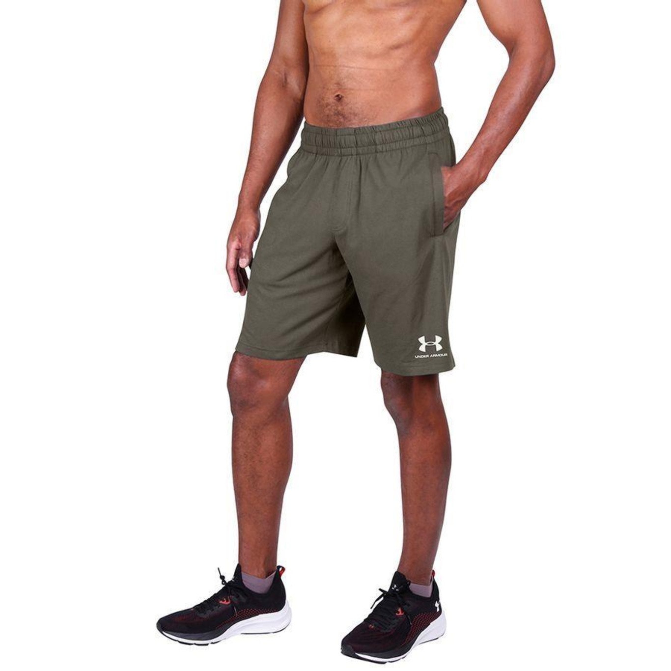 Shorts Under Armour Sportstyle Cotton - Masculino - Foto 4