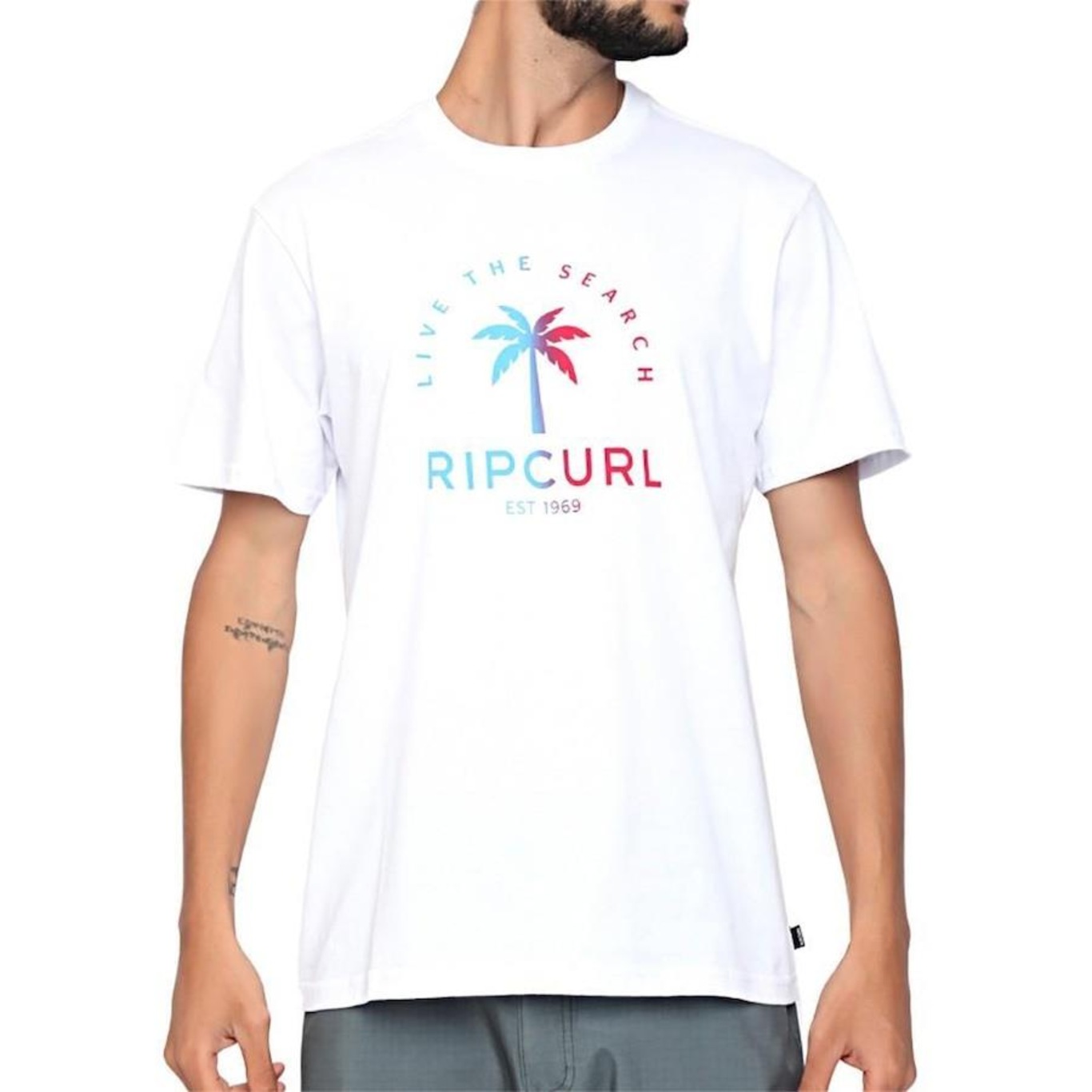 Camiseta Rip Curl Search Tree - Masculina - Foto 1