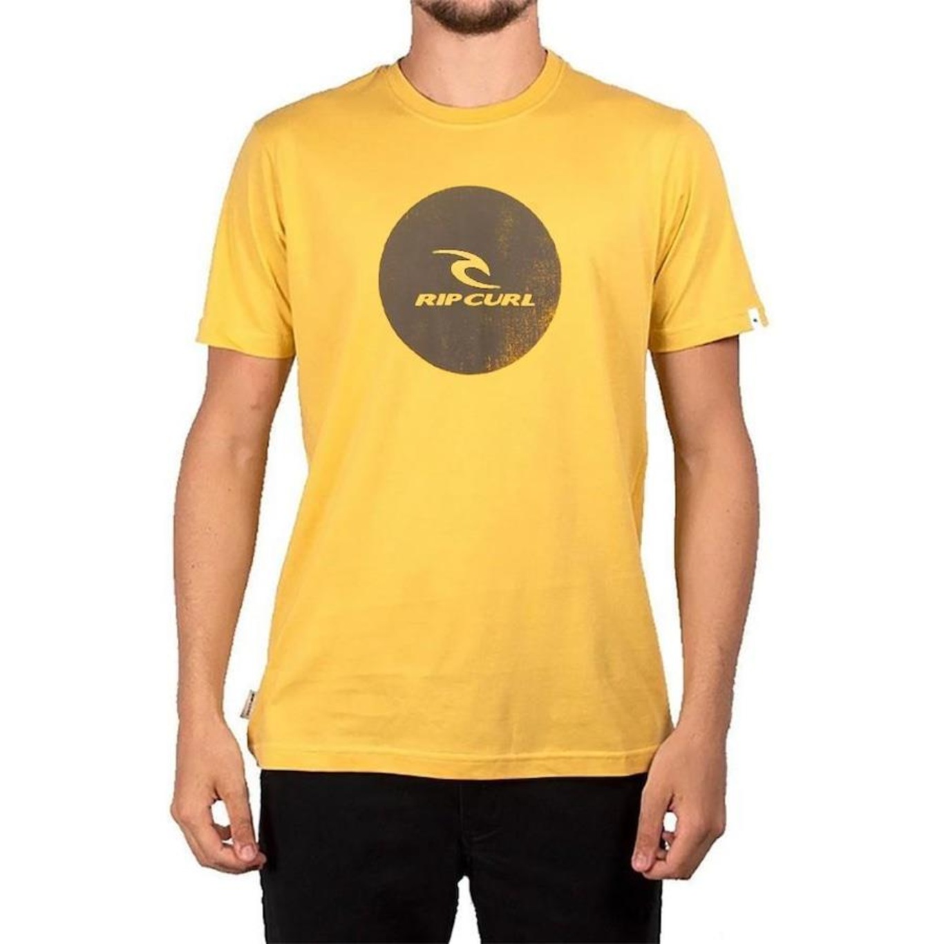 Camiseta Rip Curl Round Icon Corp SM23 - Masculina - Foto 1