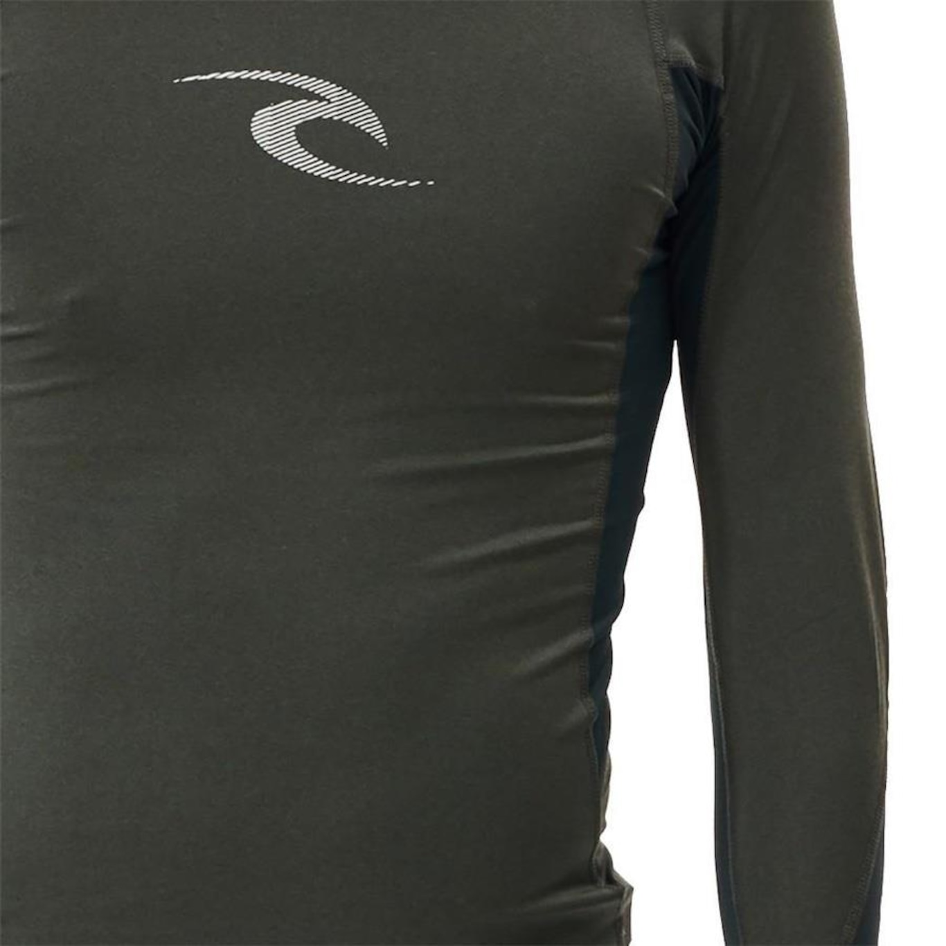 Camiseta Rip Curl Manga Longa Waves L/S Uv Marble - Masculina - Foto 1