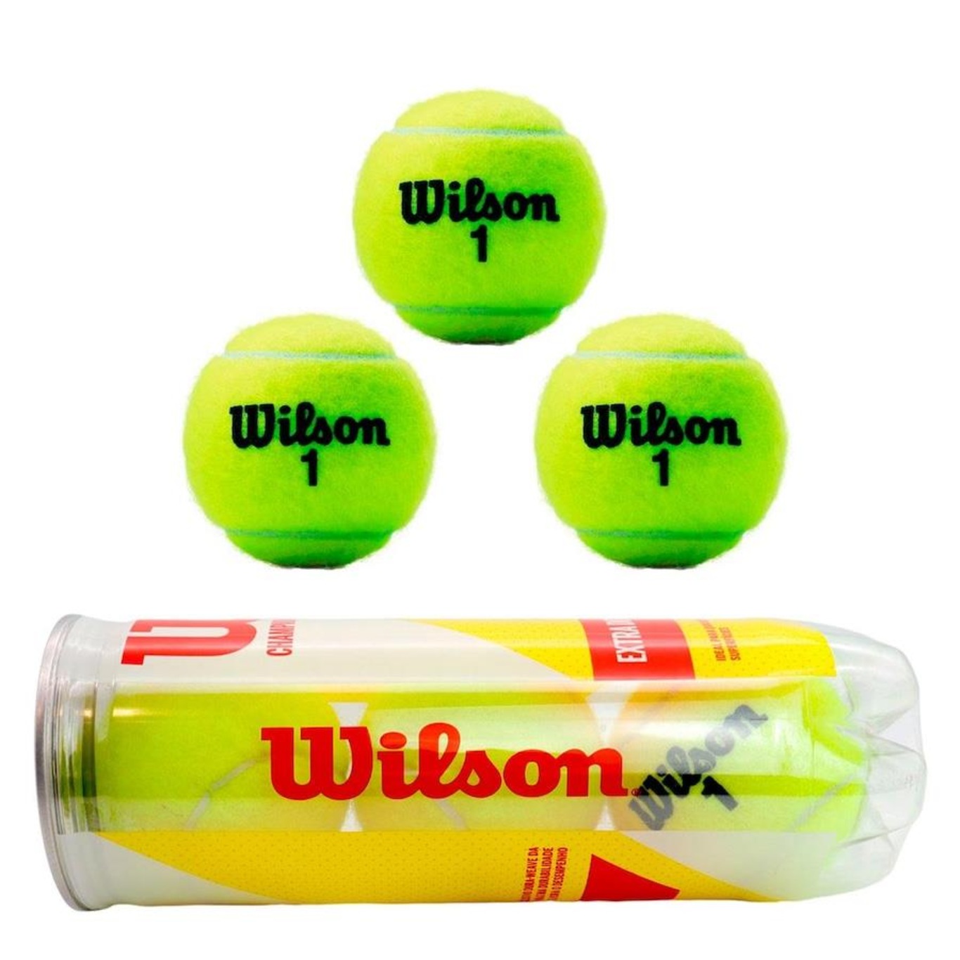 Bola de Tênis Wilson Championship Pack com 03 Tubos - PróSpin.com.br