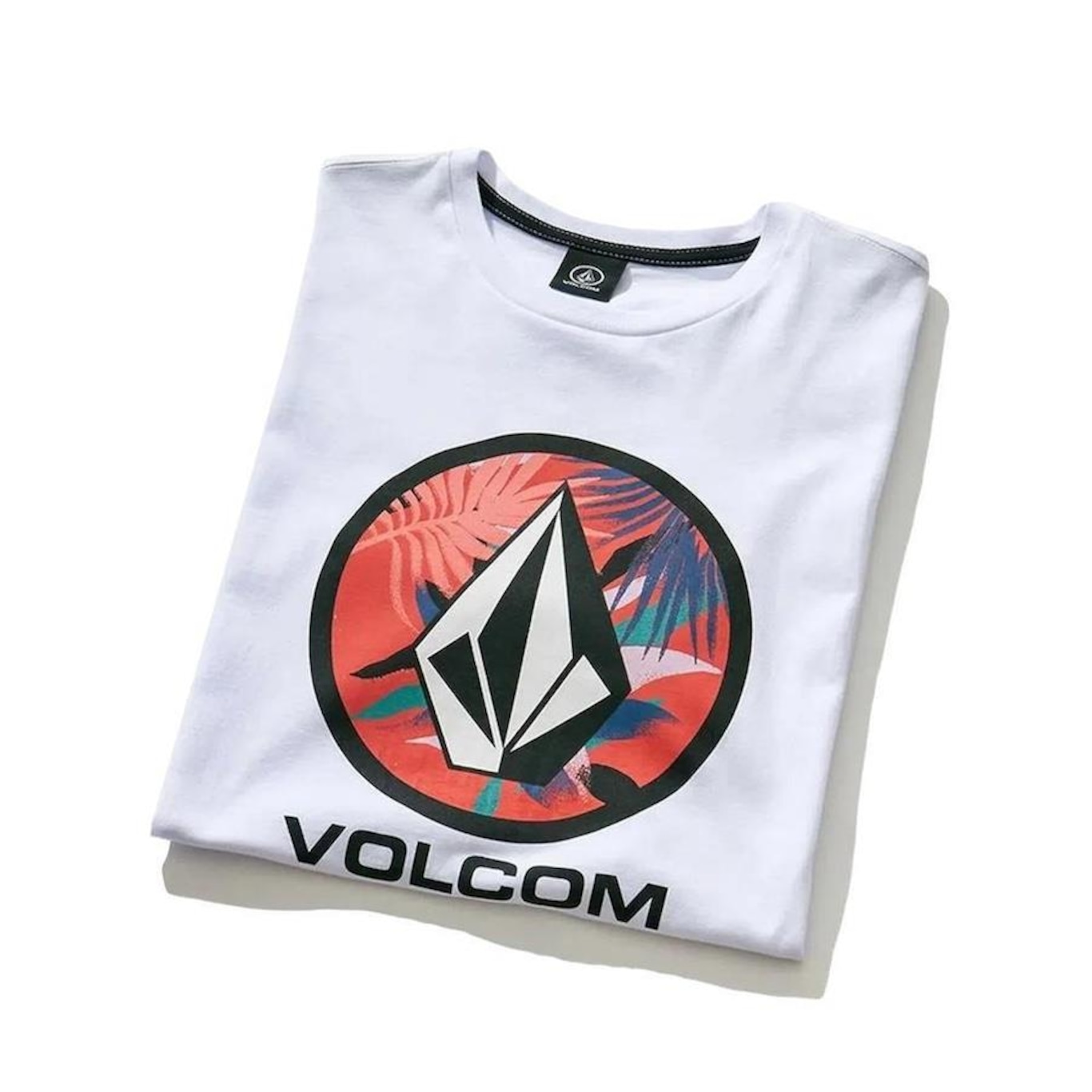 Camiseta Volcom Circle Stone Leaf - Masculina - Foto 2