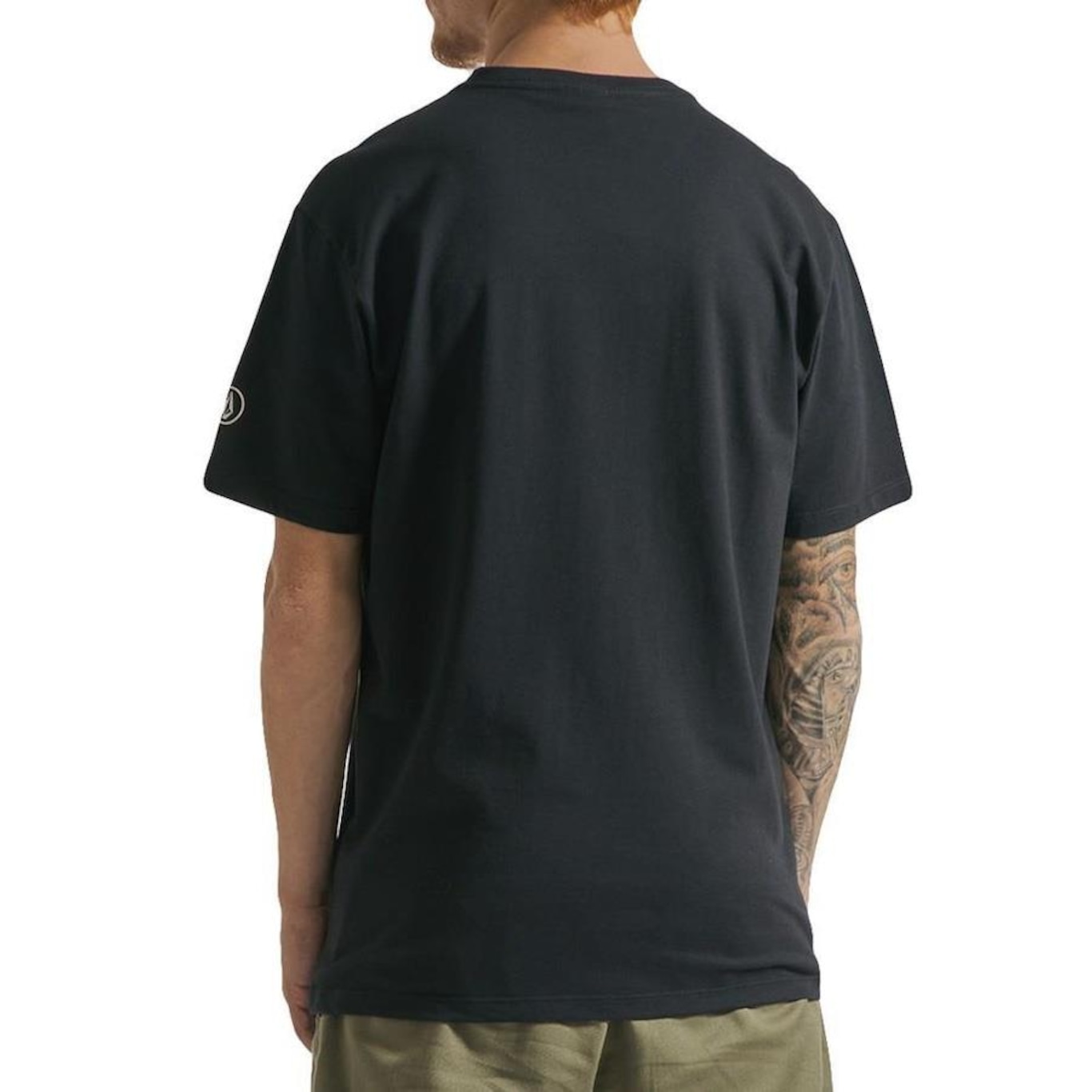 Camiseta Volcom Long Fit Solid Pocket SM23 - Masculina - Foto 2