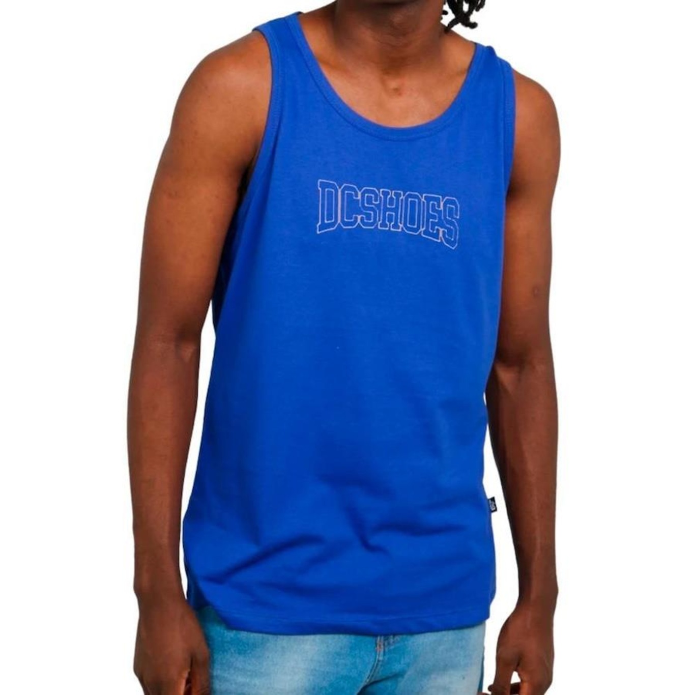 Camiseta Regata Dc Shoes Outline Uni Fb - Masculina - Foto 1