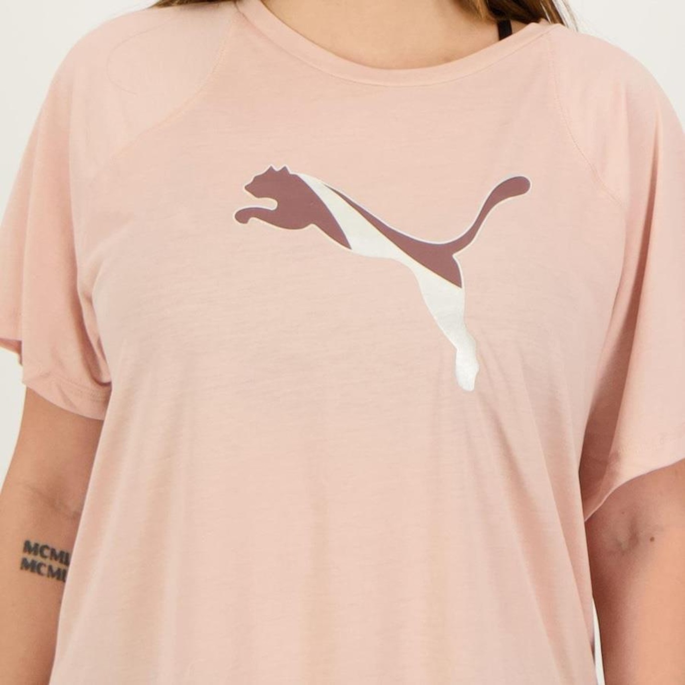 Camiseta Puma Evostripe I - Feminina - Foto 4