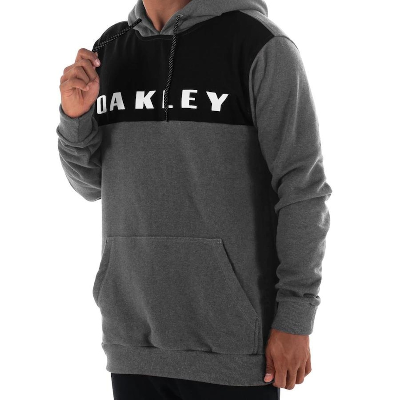 BLusão de Moletom com Capuz Oakley Sport Pullover Stone - Masculino - Foto 3