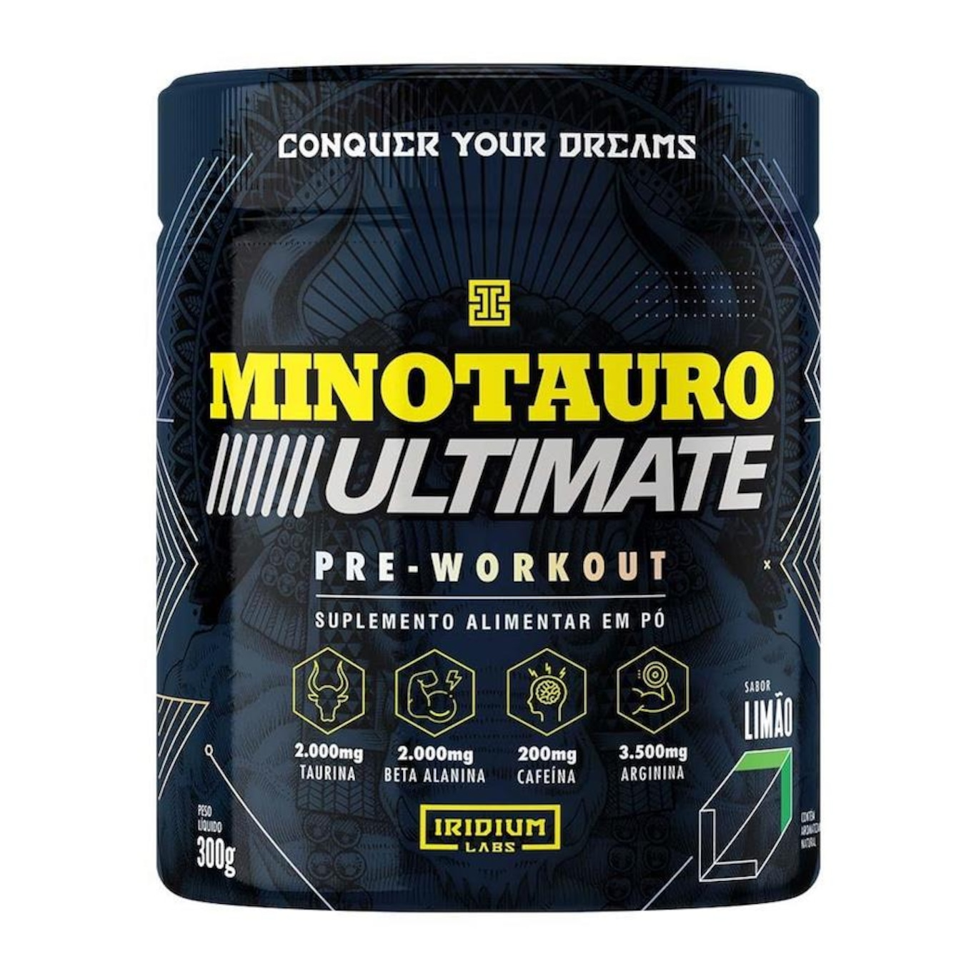 Pré Treino Minotauro Iridium Labs Ultimate - 300g - Foto 1