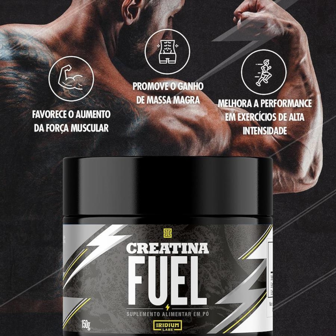 Creatina Fuel Iridium Labs - 150g - Foto 3