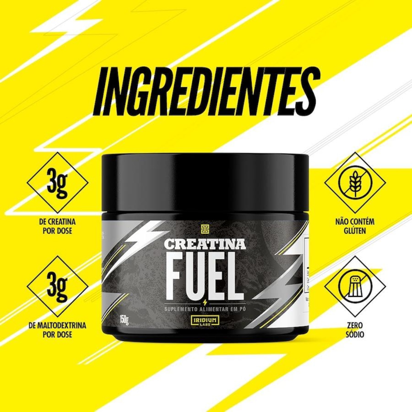 Creatina Fuel Iridium Labs - 150g - Foto 4