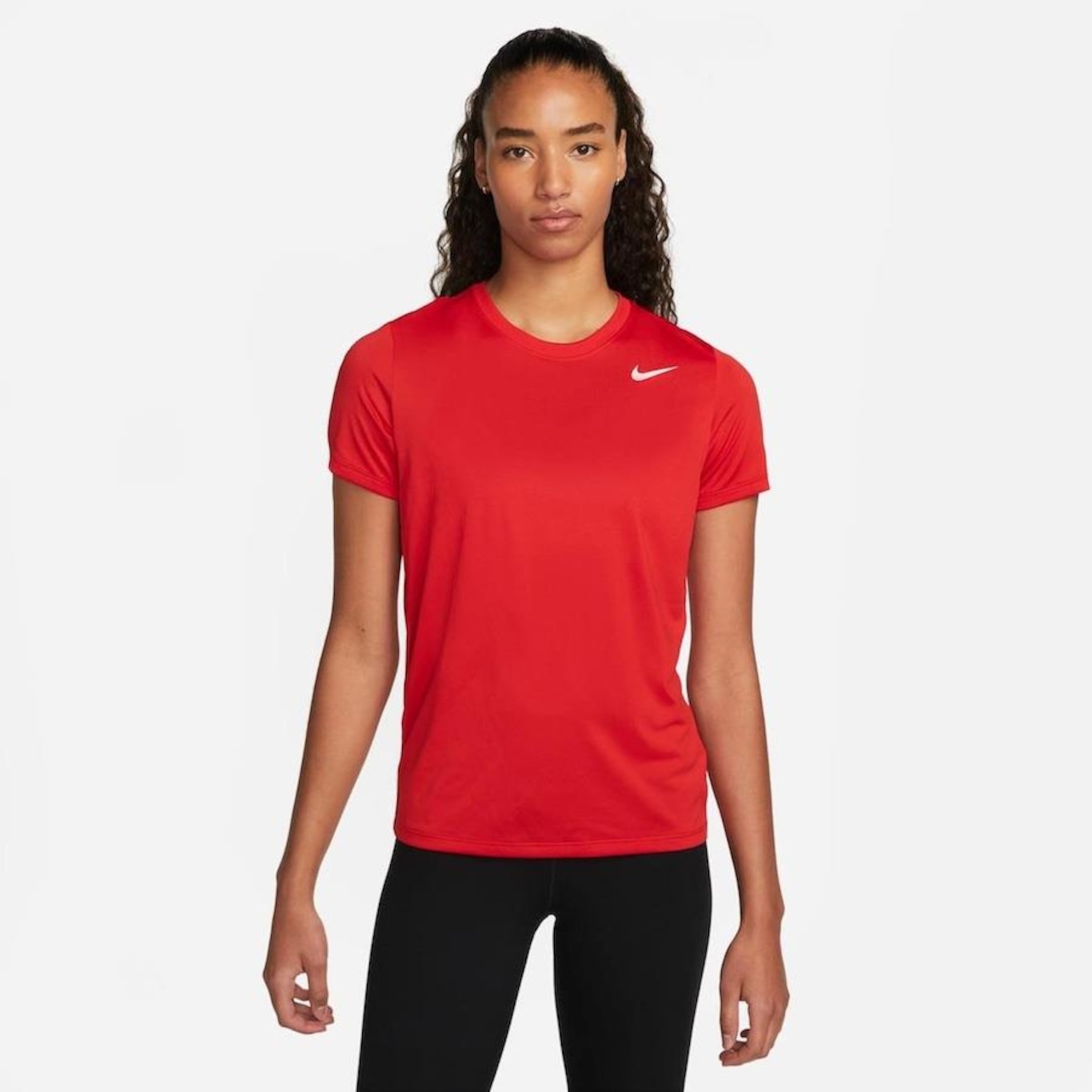 Red dri fit cheap shirt womens