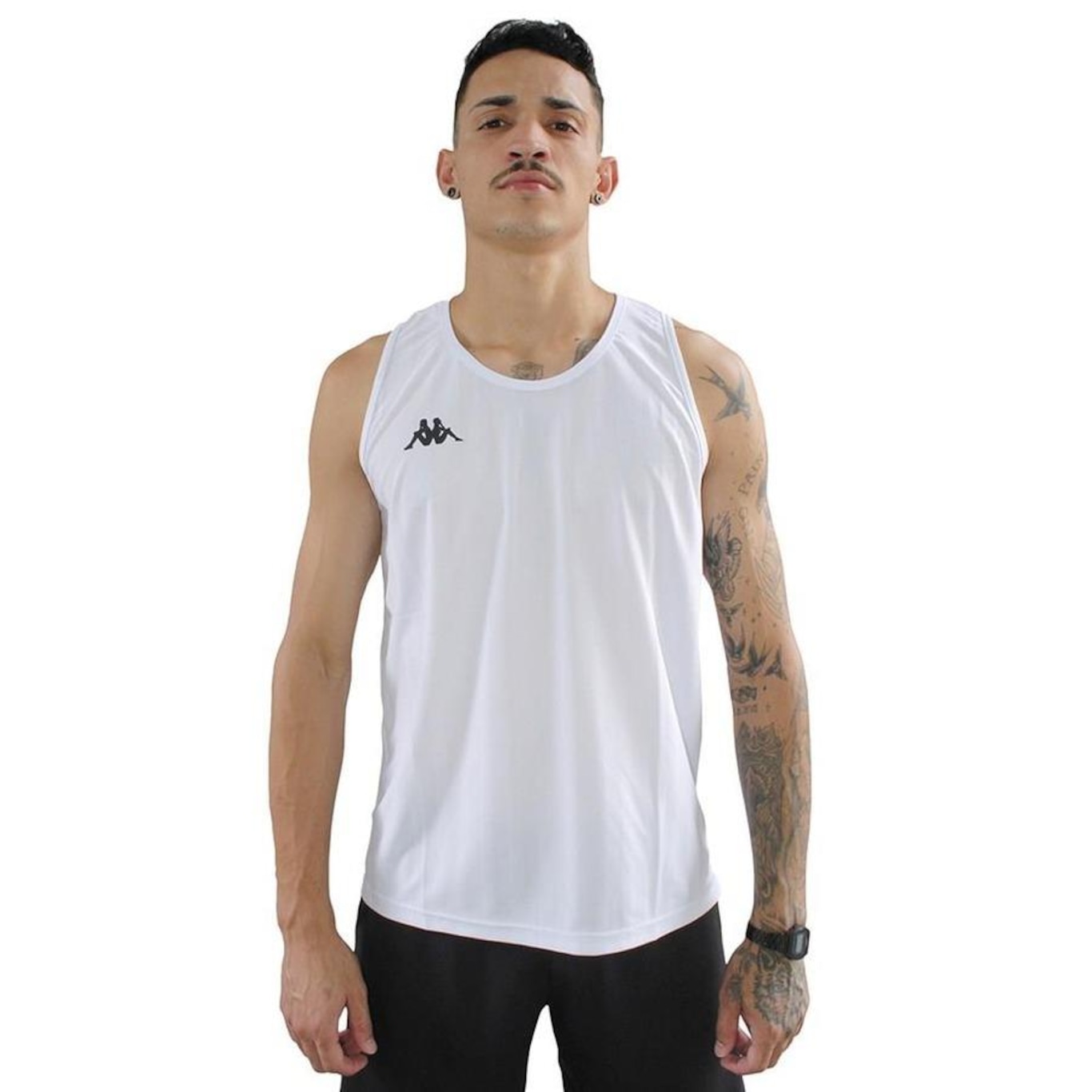 Camiseta Regata Kappa Montse Jacquard - Masculina - Foto 1